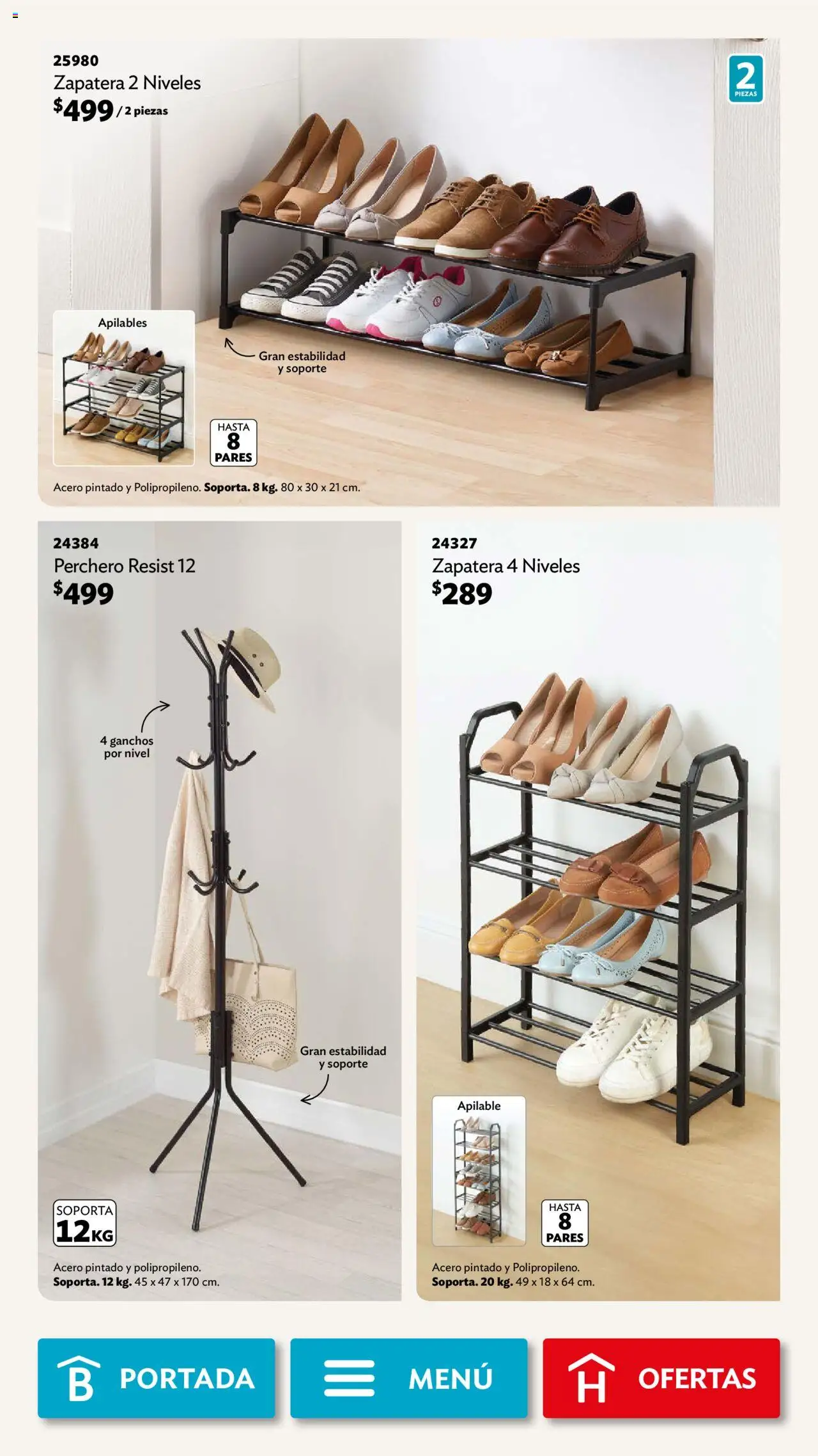 Nuevas ofertas de Betterware válidas en toda la República Mexicana desde el 29.09.2025. ¡Encuentra las mejores ofertas en Betterware - Campaña 10 2025! | Página: 31 | Productos: Perchero