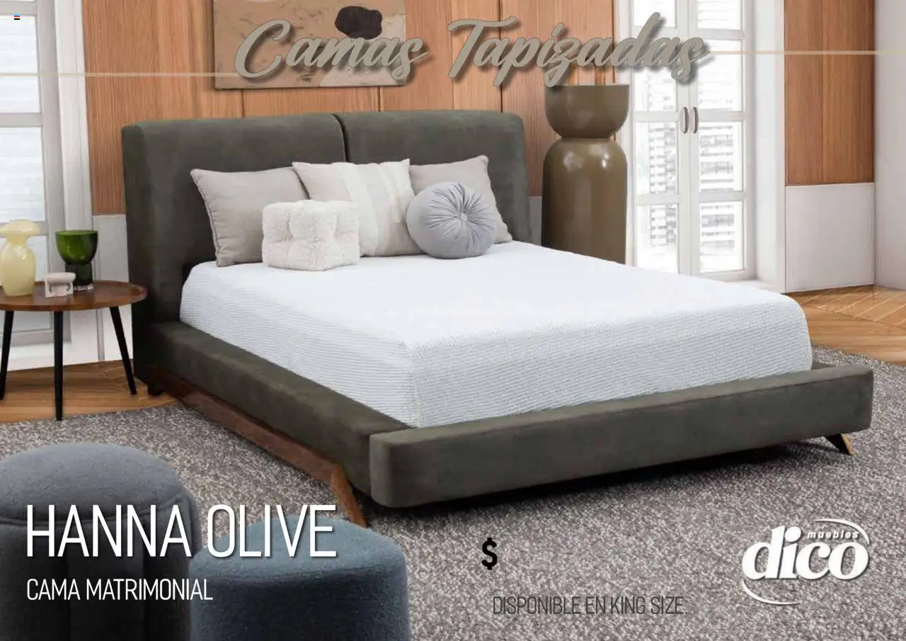 Nuevas ofertas de Muebles Dico válidas en toda la República Mexicana desde el 25.09.2025. ¡Encuentra las mejores ofertas en Muebles Dico - Catálogo Camas Topazidas! | Página: 64 | Productos: Cama