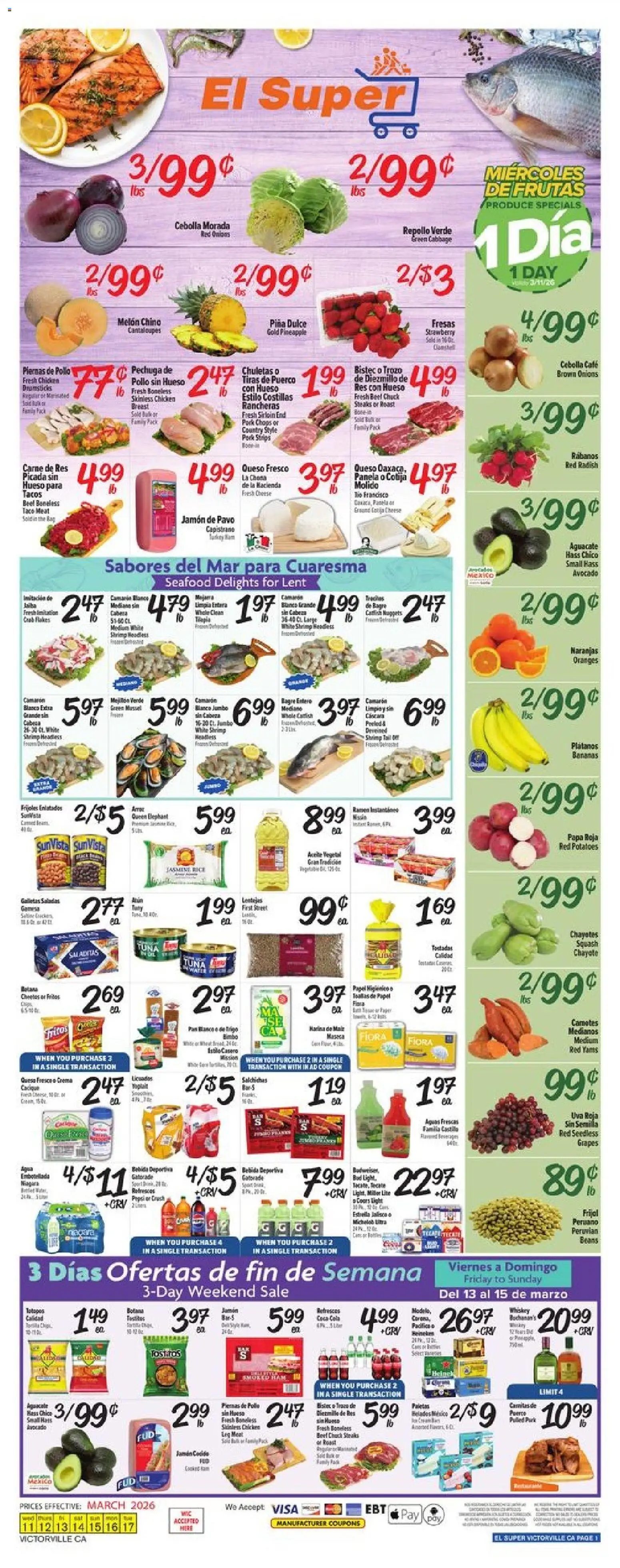 El Super Weekly Ad - CA - valid from 11.03.2026 | Page: 1