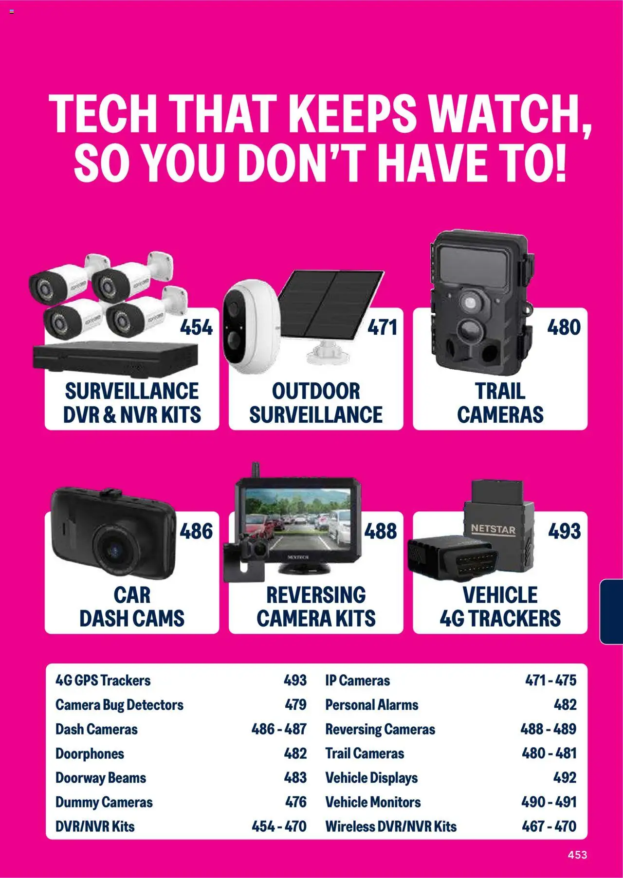 Jaycar catalogue - valid from 09.07.2025 | Page: 453 | Products: Kits, Watch, Camera
