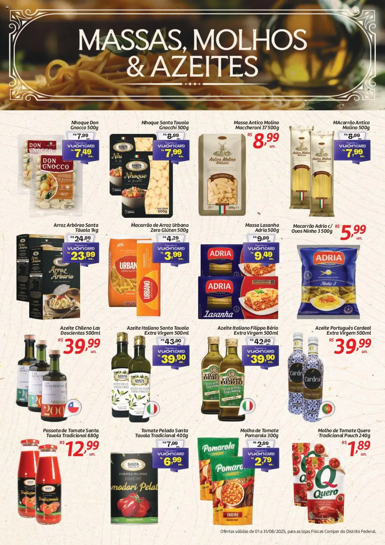 Comper Folheto - válido de 01.08.2025 | Página: 11 | Produtos: Espaguete, Fanta, Tomates, Batata