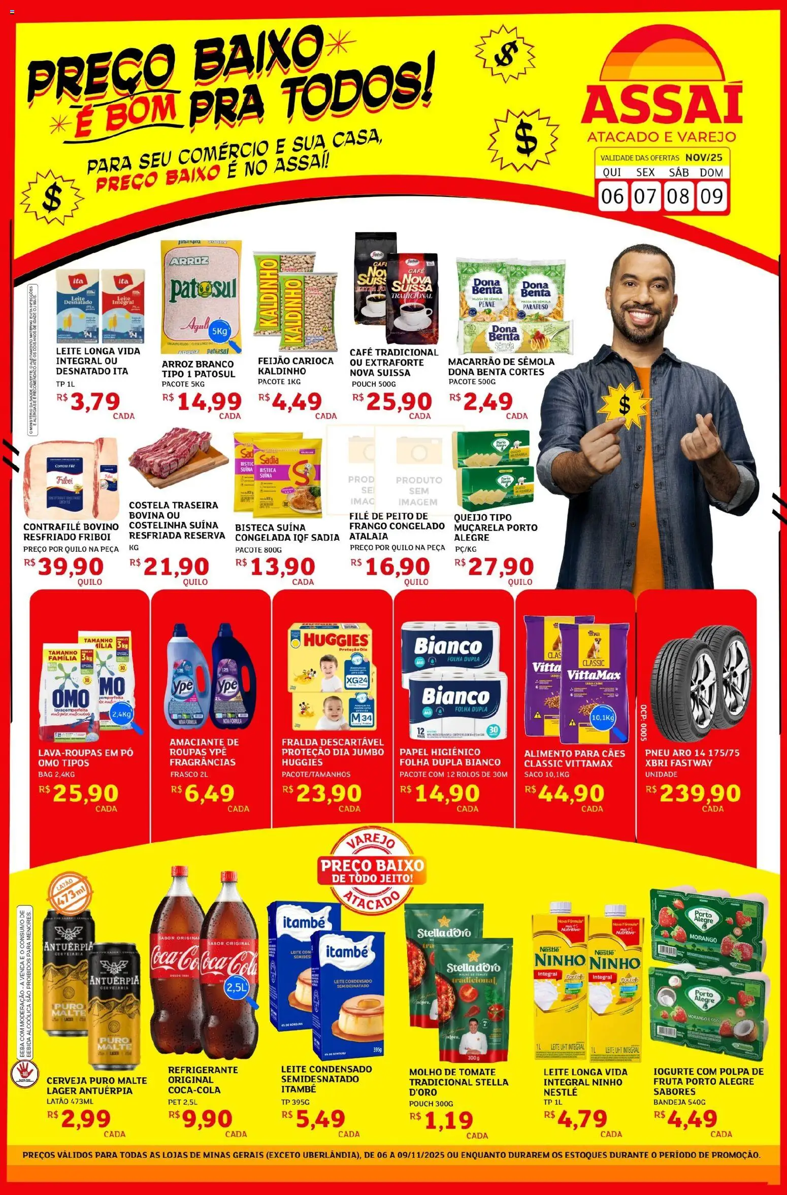 Assaí Atacadista Folheto - válido de 06.11.2025 | Página: 1 | Produtos: Coco, Café, Frango, Leite condensado