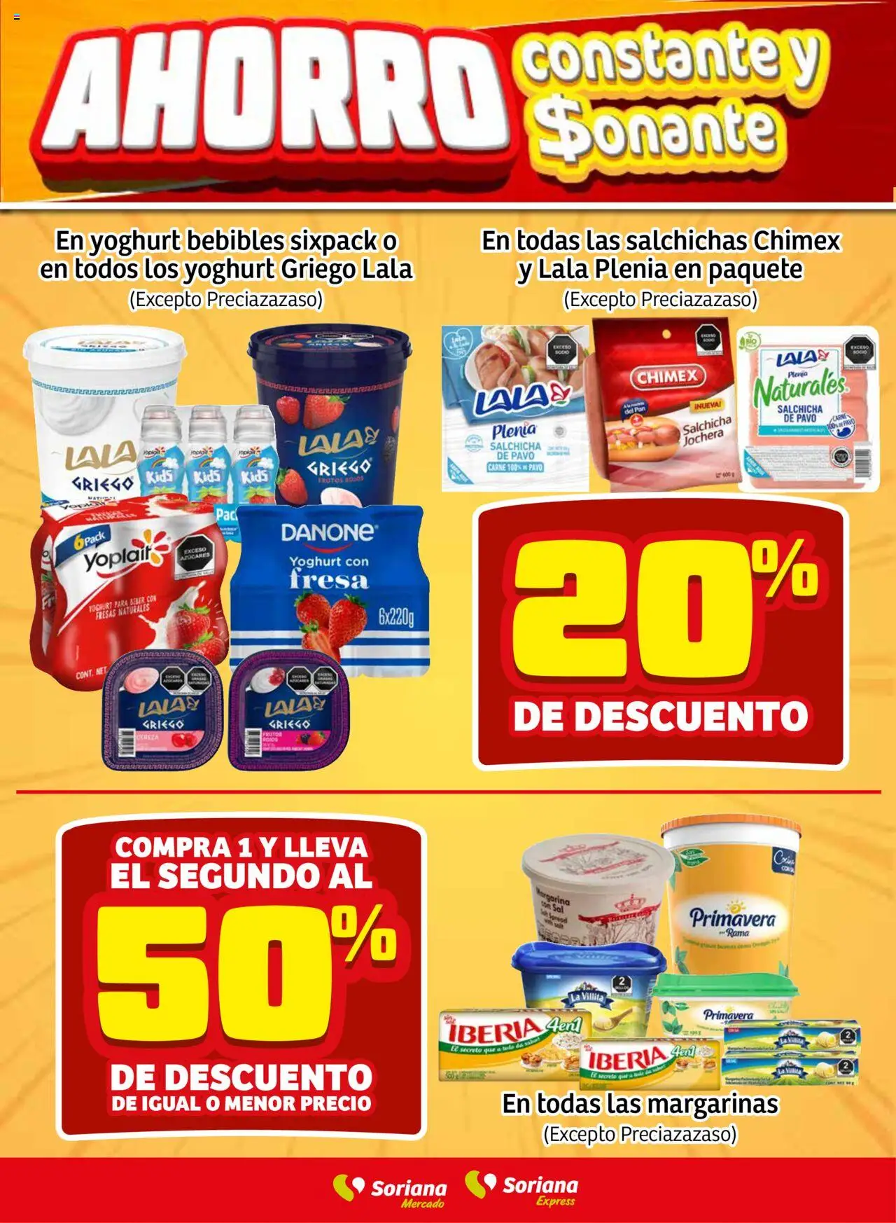 Nuevas ofertas de Soriana válidas en toda la República Mexicana desde el 16.10.2025. ¡Encuentra las mejores ofertas en Soriana - Fin de Semana Mercado: BCS, Son y Sin! | Página: 3 | Productos: Sal, Fresas, Margarina, Wok