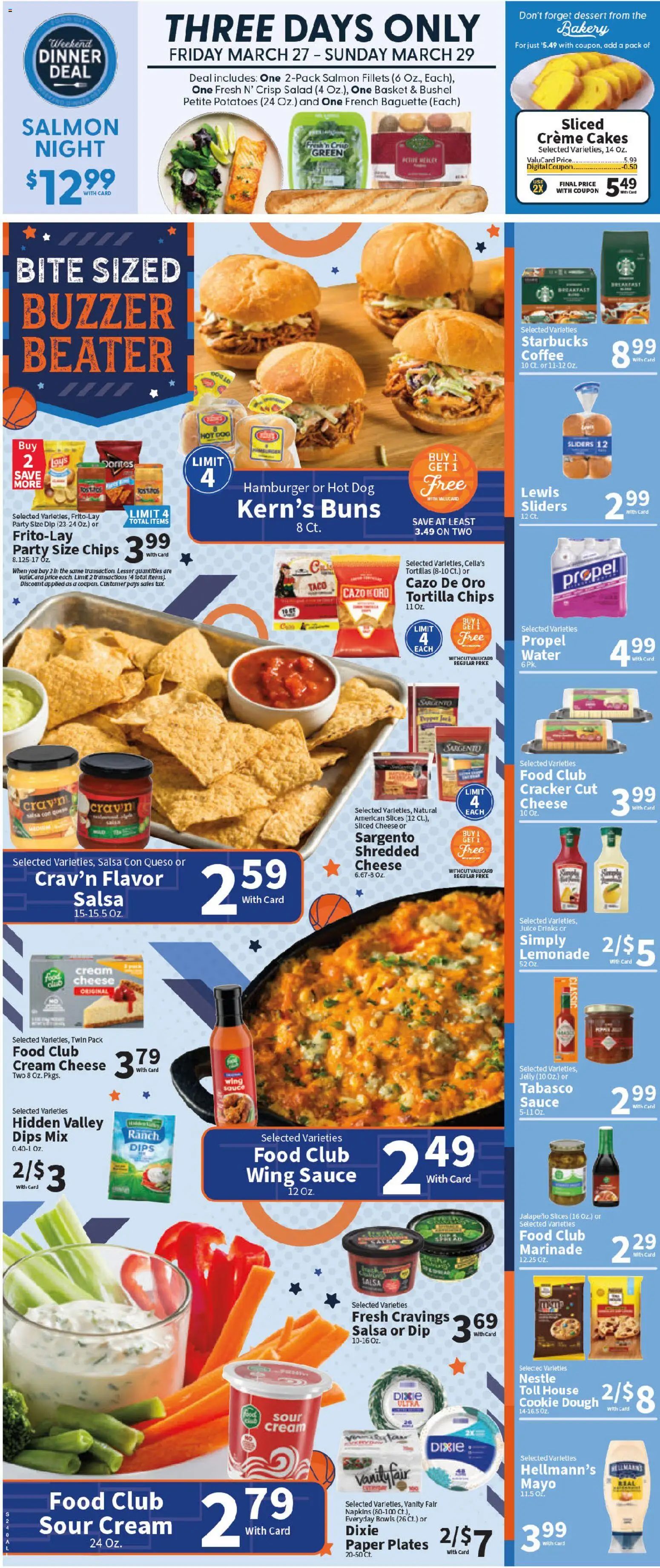 Food City Weekly Ad - valid from 27.03.2026 | Page: 2 | Products: Basket, Juice, Salad, Sauce