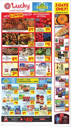 Preview of Lucky Supermarkets weekly ads valid from 13.08.2025