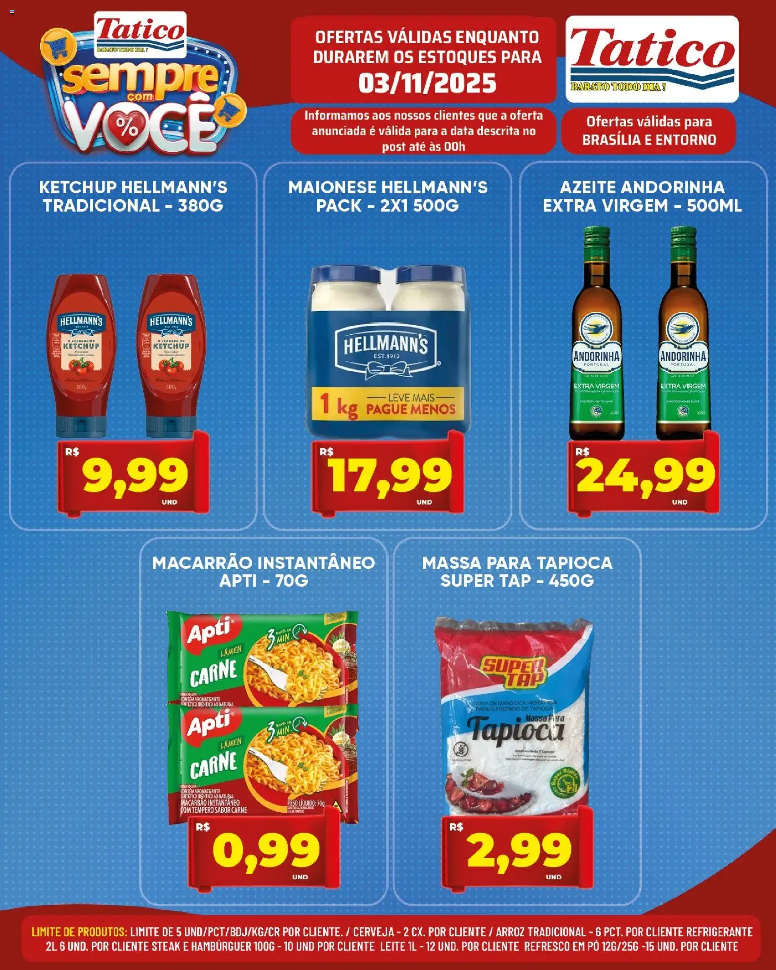 Tatico Folheto - válido de 03.11.2025 | Página: 5 | Produtos: Refresco, Carne, Massa, Refrigerante