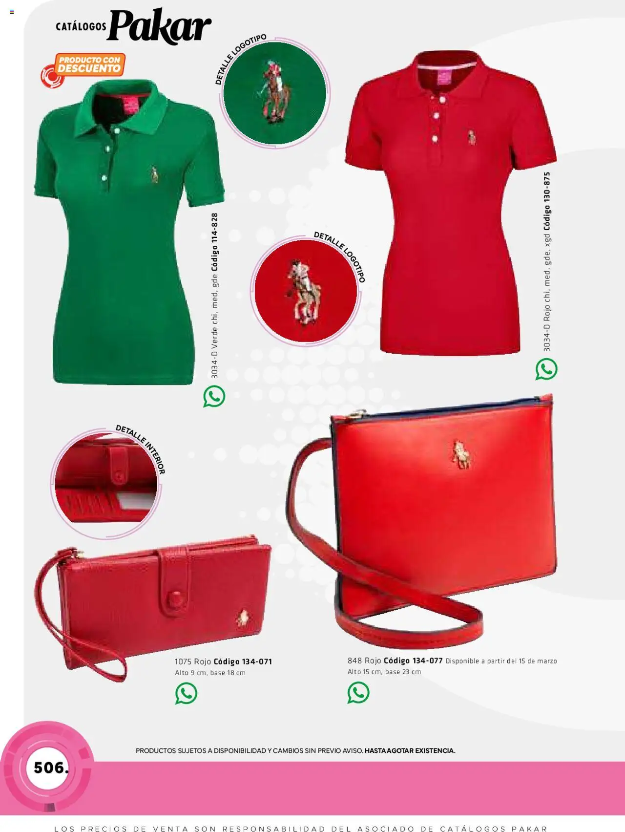 Nuevas ofertas de SC Pakar válidas en toda la República Mexicana desde el 06.03.2025. ¡Encuentra las mejores ofertas en SC Pakar catálogo Women! | Página: 506