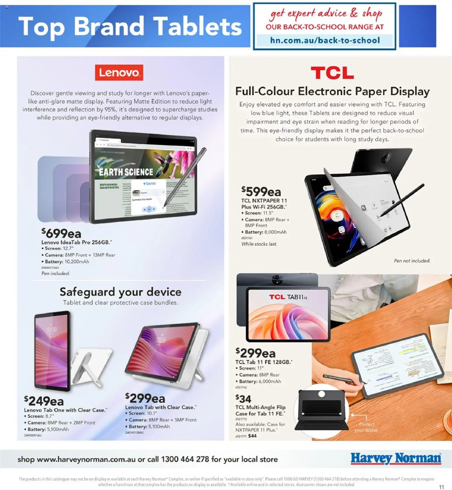 Harvey Norman catalogue - valid from 14.01.2026 | Page: 11 | Products: Tablet, Case, Screen, Tablets