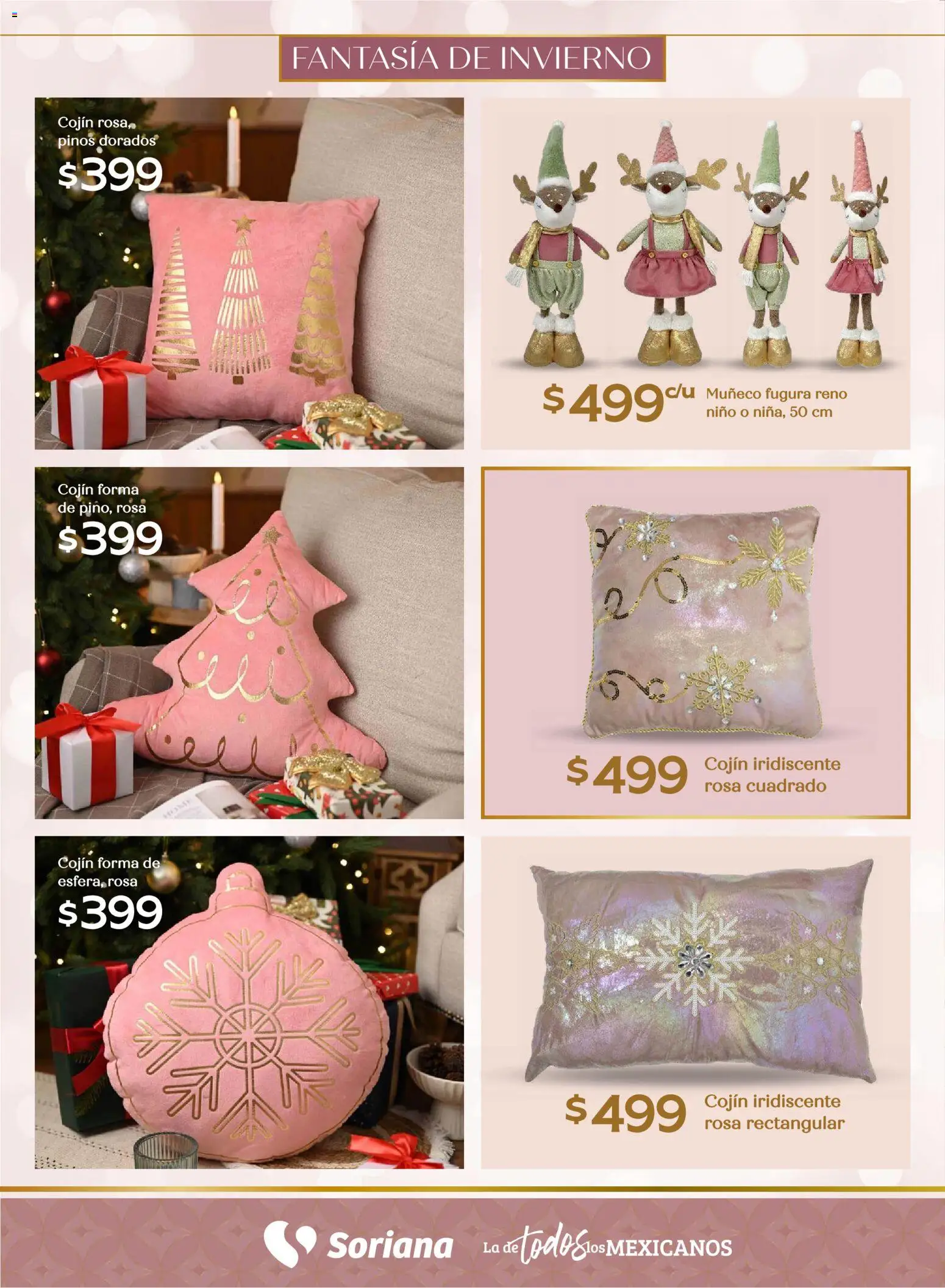 Nuevas ofertas de Soriana válidas en toda la República Mexicana desde el 25.09.2025. ¡Encuentra las mejores ofertas en Soriana - Decoración Navideña Súper Nacional! | Página: 32