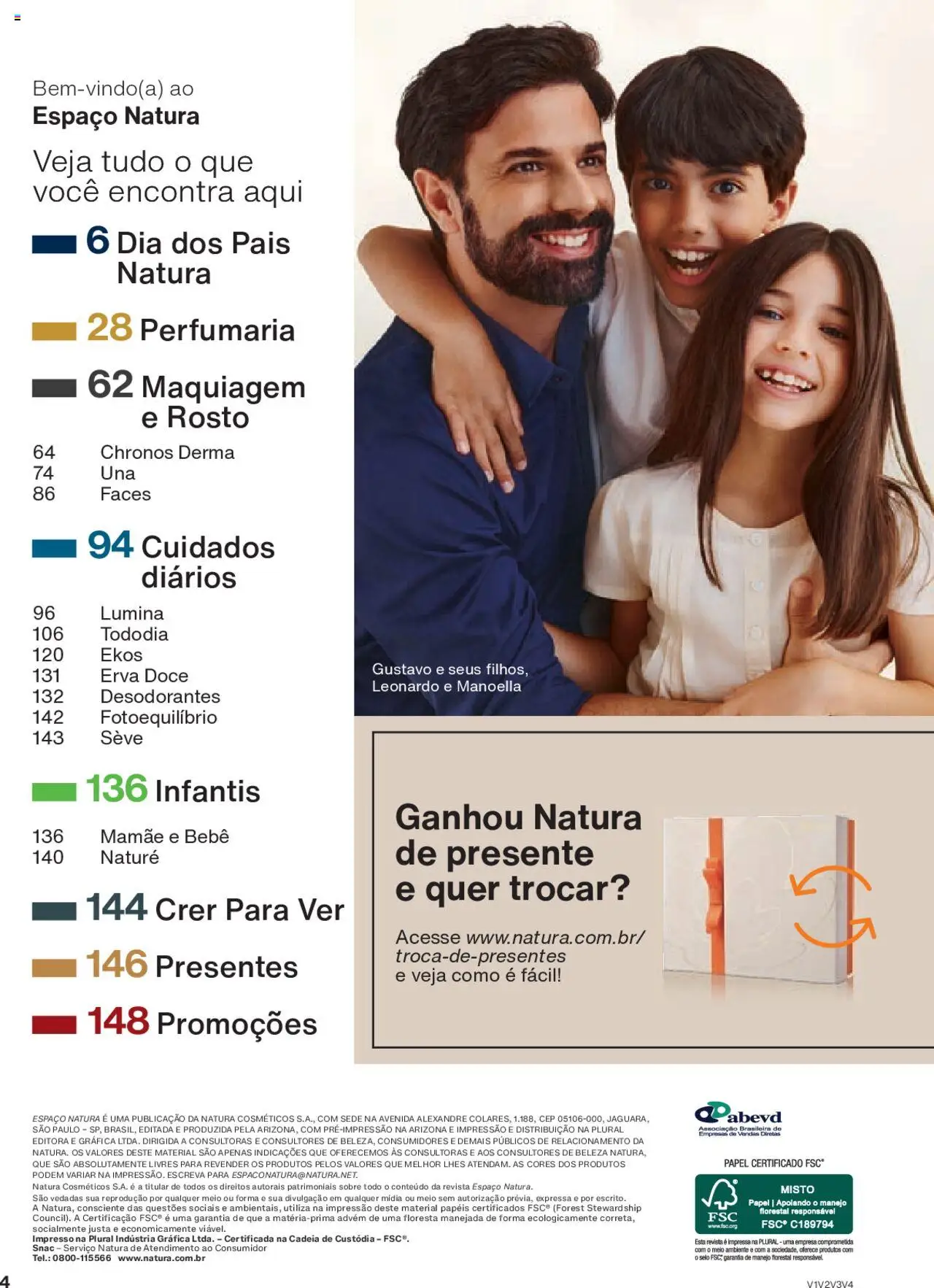 Natura Folheto - válido de 15.06.2025 | Página: 4 | Produtos: Maquiagem, Revista