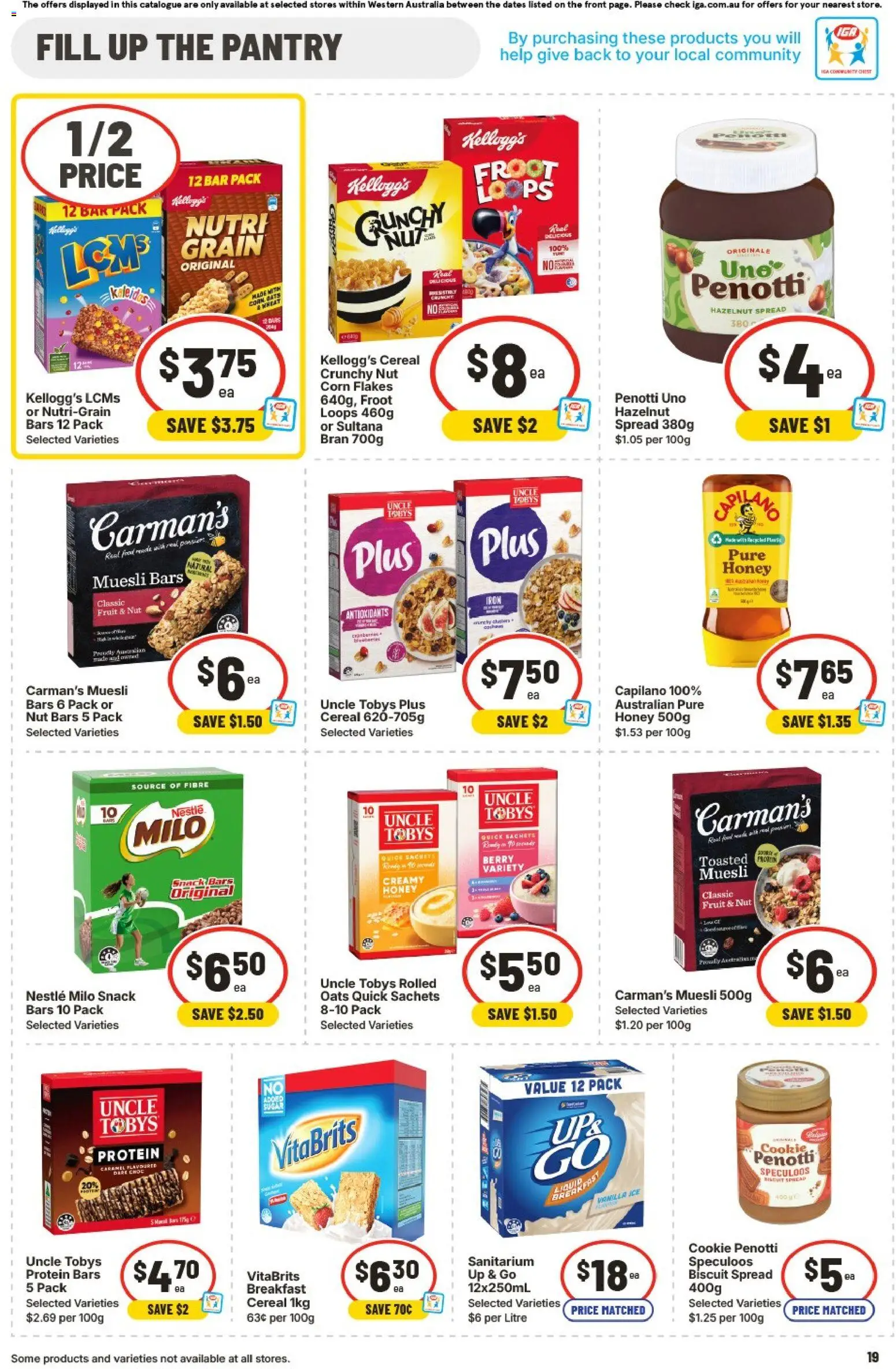 IGA catalogue - valid from 04.02.2026 | Page: 26 | Products: Honey, Oats, Cereal, Flakes