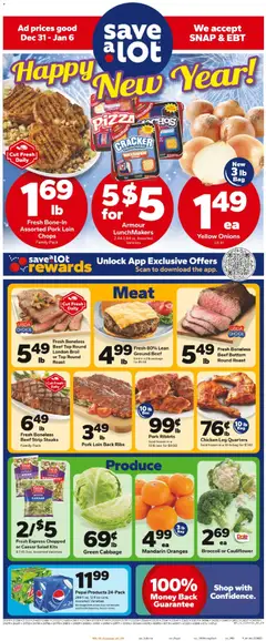 Preview of Save a Lot weekly ads valid from 31.12.2025