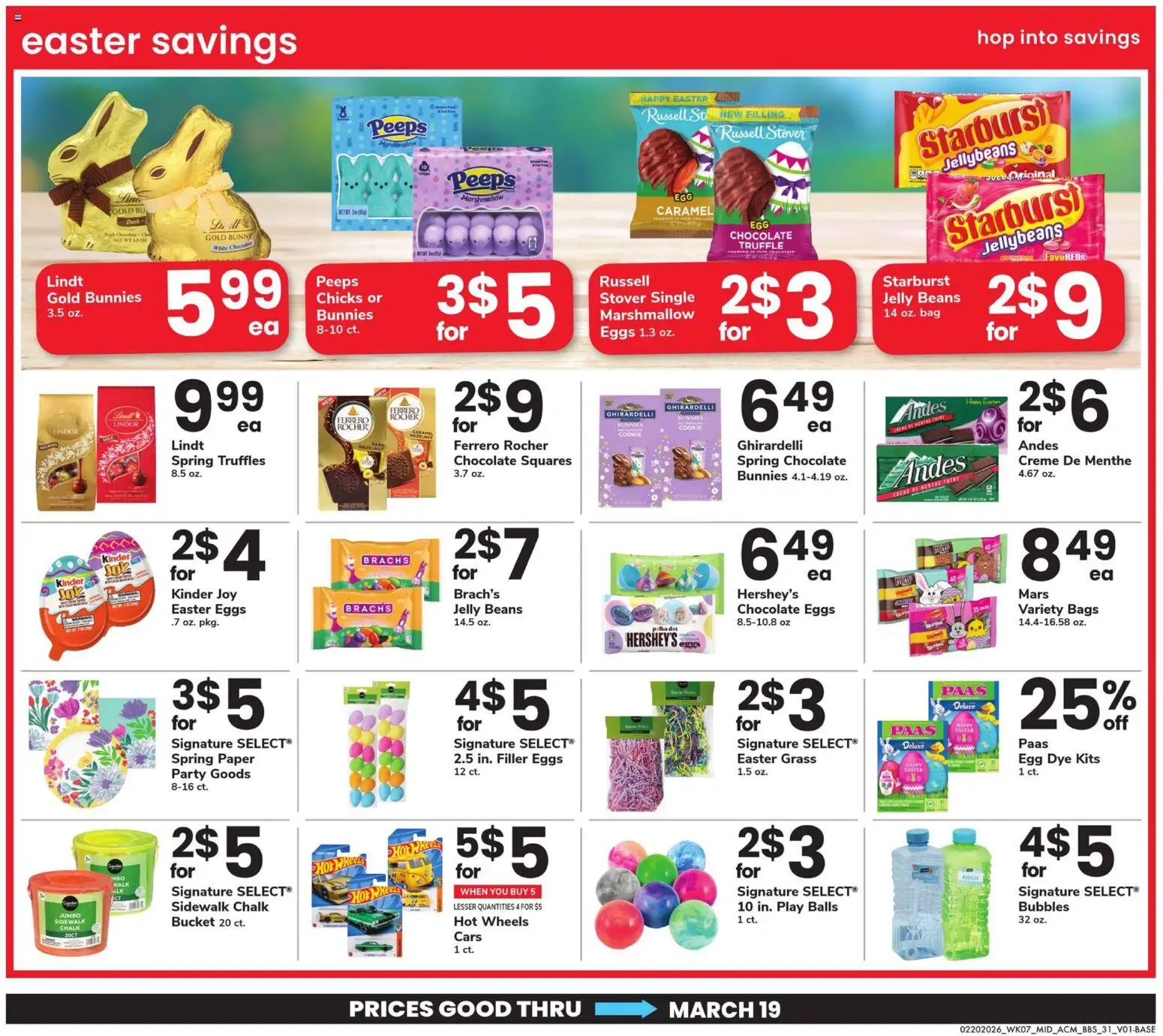 Acme Big Book of Savings - valid from 20.02.2026 | Page: 31 | Products: Eggs, Chocolate, Bag