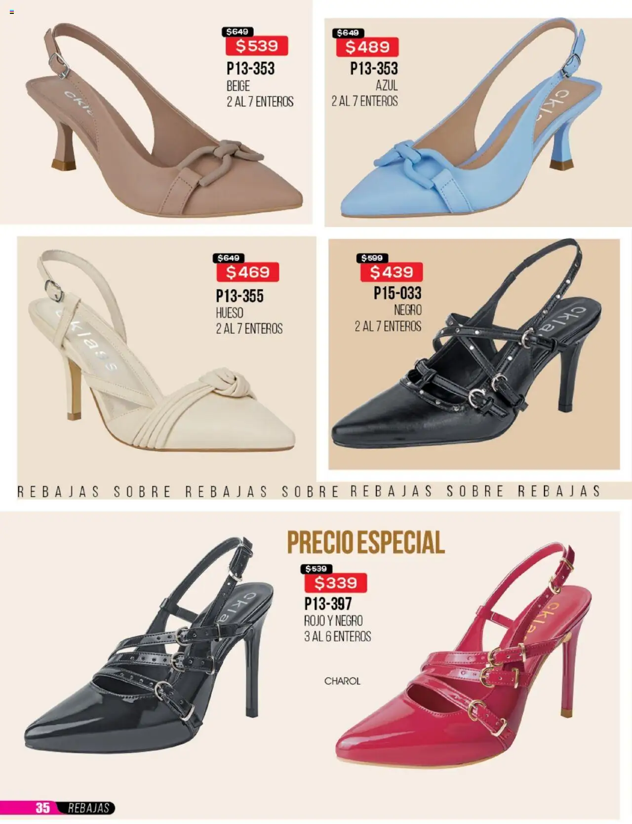 Nuevas ofertas de Cklass válidas en toda la República Mexicana desde el 23.06.2025. ¡Encuentra las mejores ofertas en Cklass catálogo Rebajas Sobre Calzado! | Página: 36 | Productos: Sobre