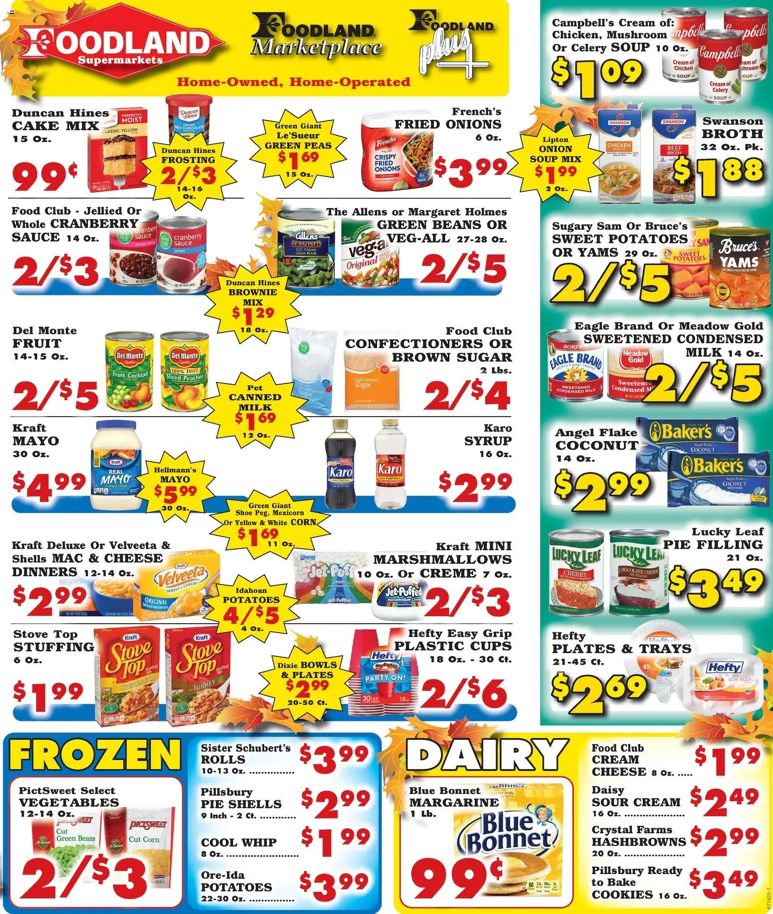 Foodland Weekly Ad - Supermarkets - valid from 19.11.2025 | Page: 3 | Products: Cookies, Potatoes, Vegetables, Sugar