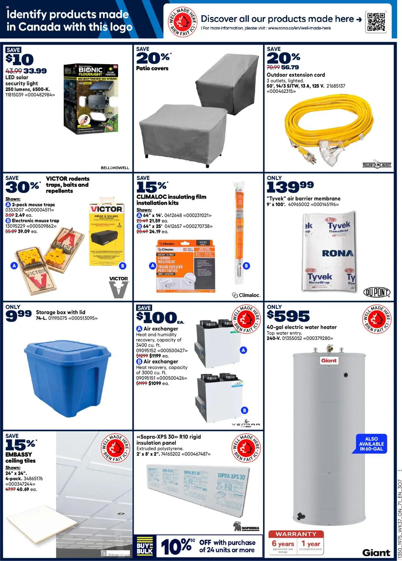 Rona flyer valid from 09.10.2025 | Page: 9