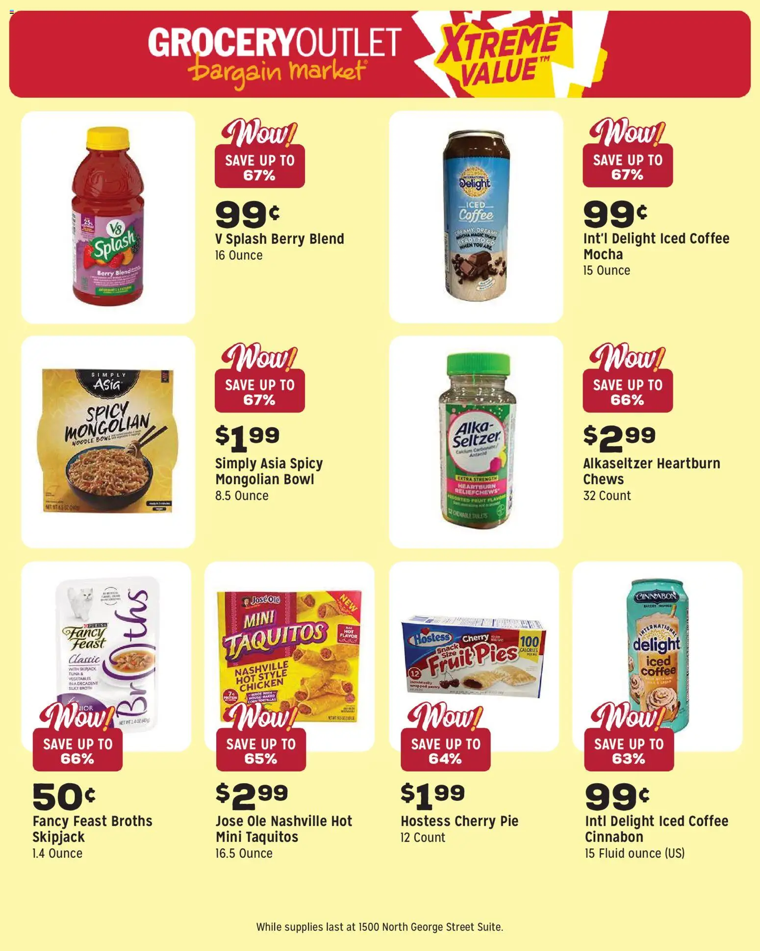 Grocery Outlet Weekly Ad - PA - valid from 15.04.2026 | Page: 10 | Products: Coffee, Vegetables, Cherry Pie