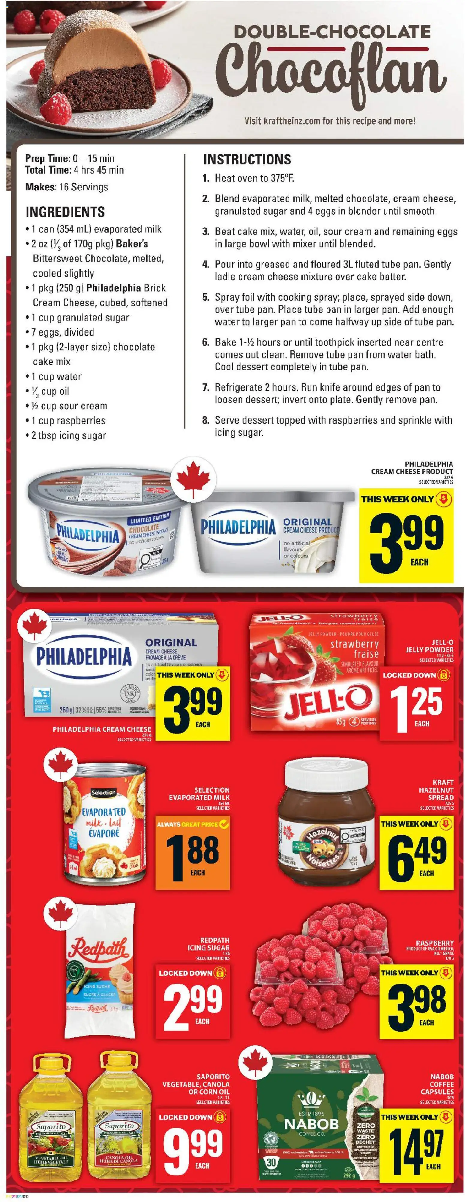 Food Basics flyer valid from 12.02.2026 | Page: 18 | Products: Sour cream, Cream, Oil, Chocolate