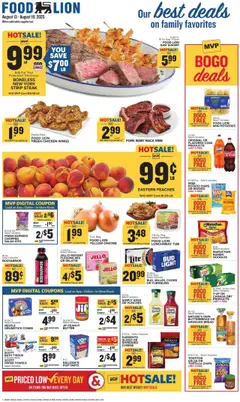 Preview of Food Lion weekly ads valid from 13.08.2025