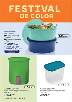 Vista previa de Tupperware catálogo, nuevo folleto de la tienda, válido en México a partir del 20.04.2026 | Página: 92