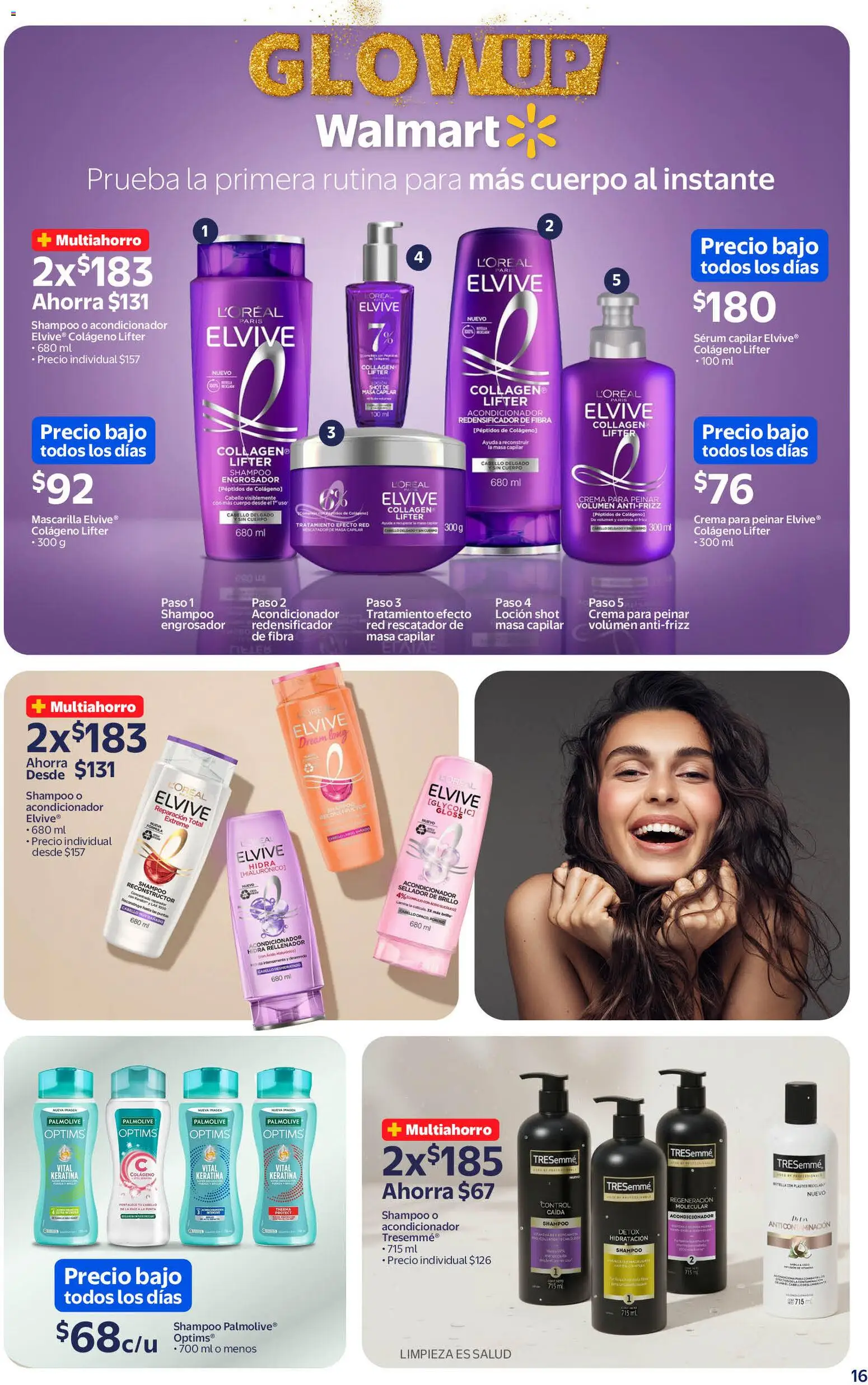 Nuevas ofertas de Walmart válidas en toda la República Mexicana desde el 11.02.2026. ¡Encuentra las mejores ofertas en Walmart folleto! | Página: 16 | Productos: Serum, Crema, Shot, Mascarilla