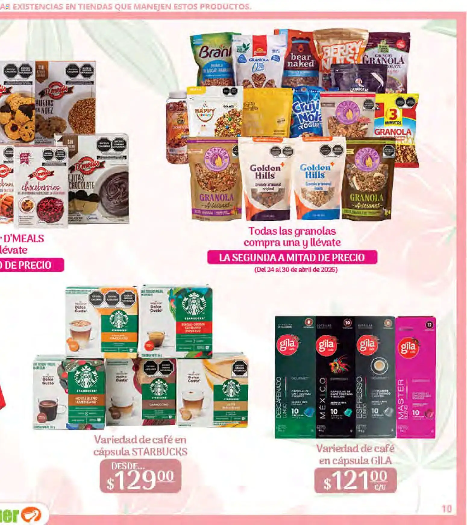 Nuevas ofertas de La Comer válidas en toda la República Mexicana desde el 24.04.2026. ¡Encuentra las mejores ofertas en La Comer folleto Mamá es lo más importante! | Página: 19 | Productos: Café, Chocolate, Yogur