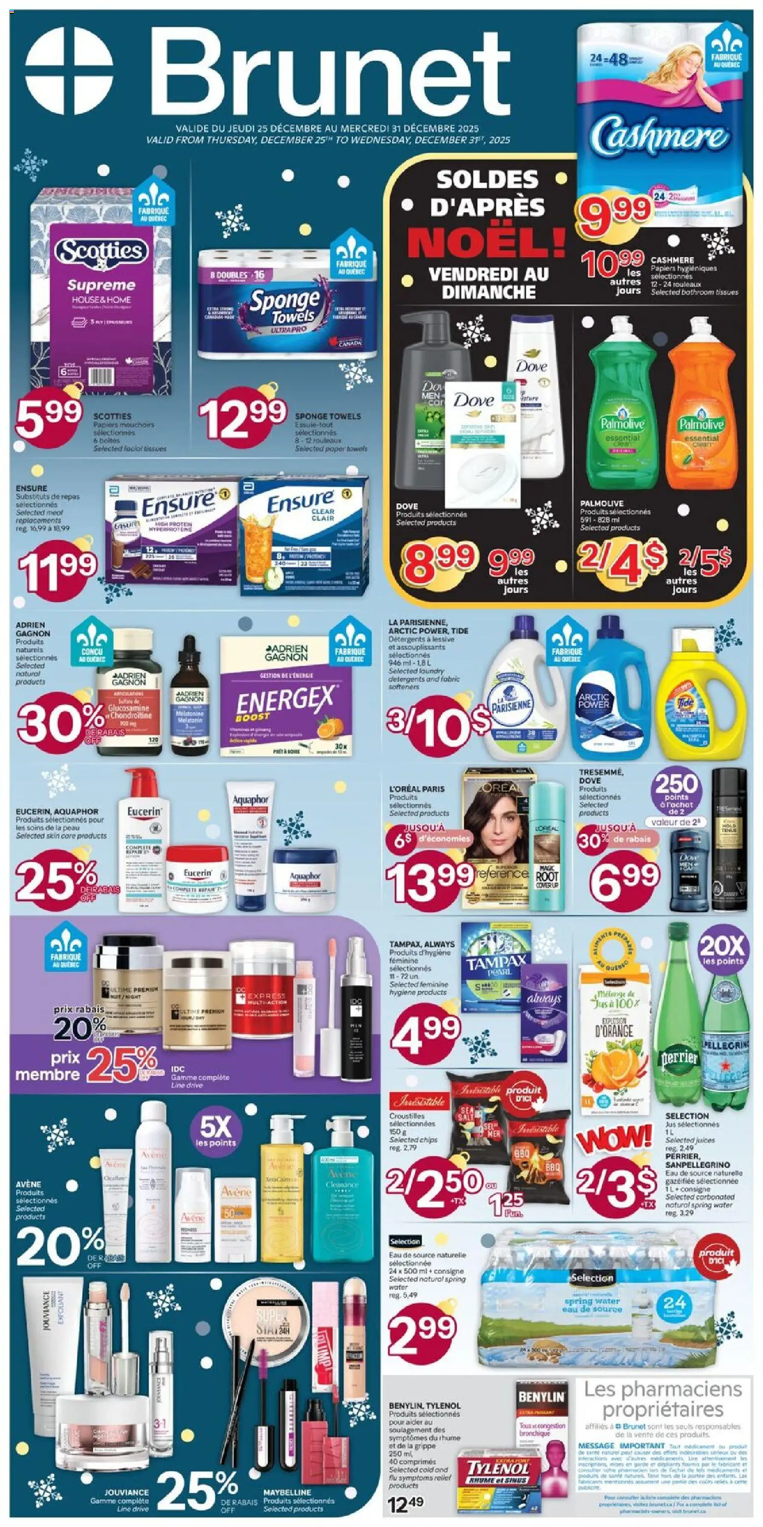 Brunet flyer valid from 25.12.2025 | Page: 1 | Products: Chips, Sponge