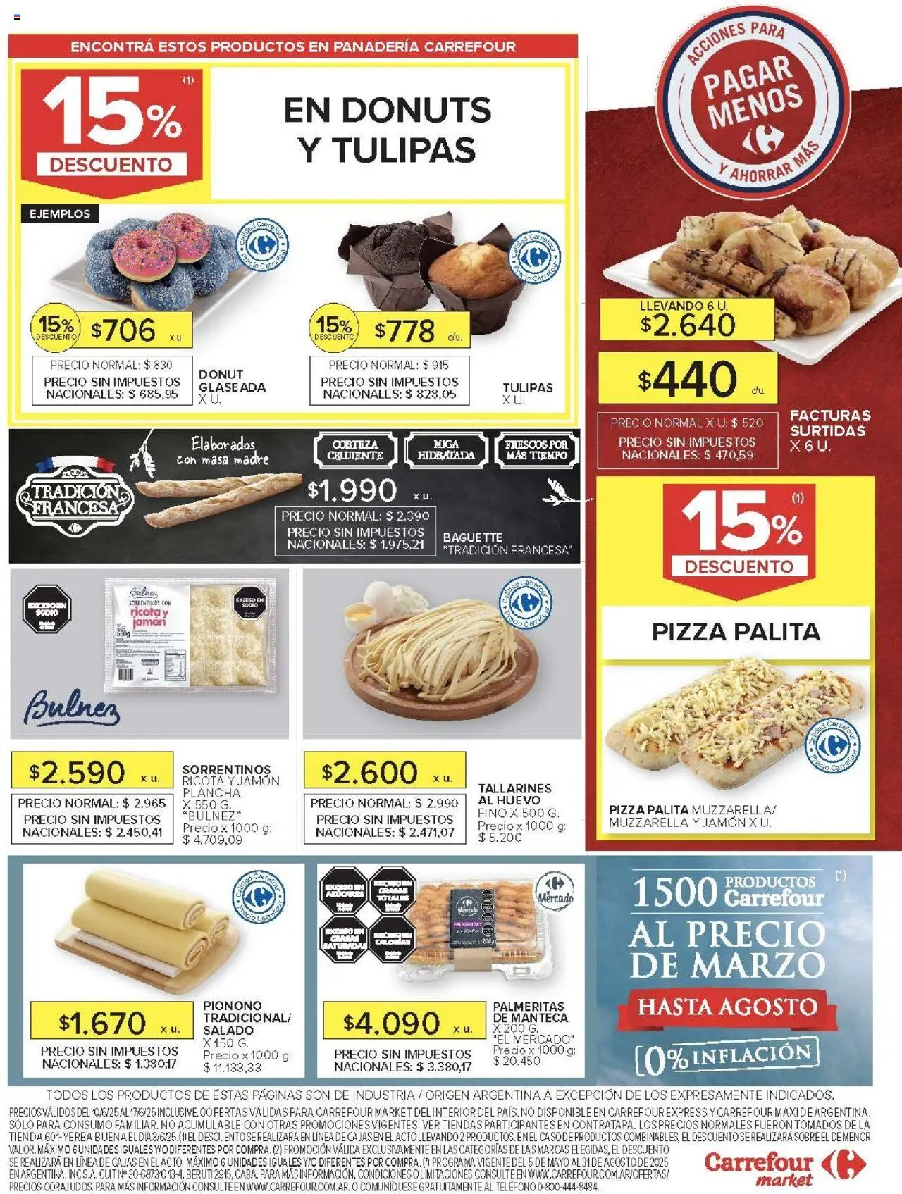 Carrefour Market catálogo - Córdoba │ válido desde el 10.06.2025 | Página: 17 | Productos: Panadería, Sobre, Manteca, Plancha
