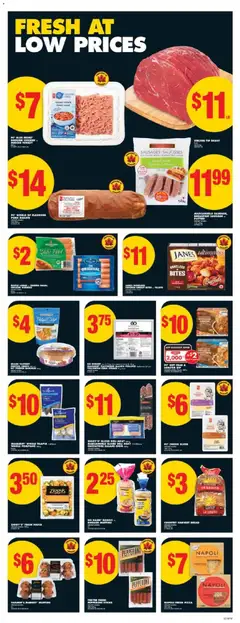 Preview of No Frills flyer - AB from shop No Frills valid from 30.10.2025 | Page: 3 | Products: Pasta, Bread, Salami, Chicken