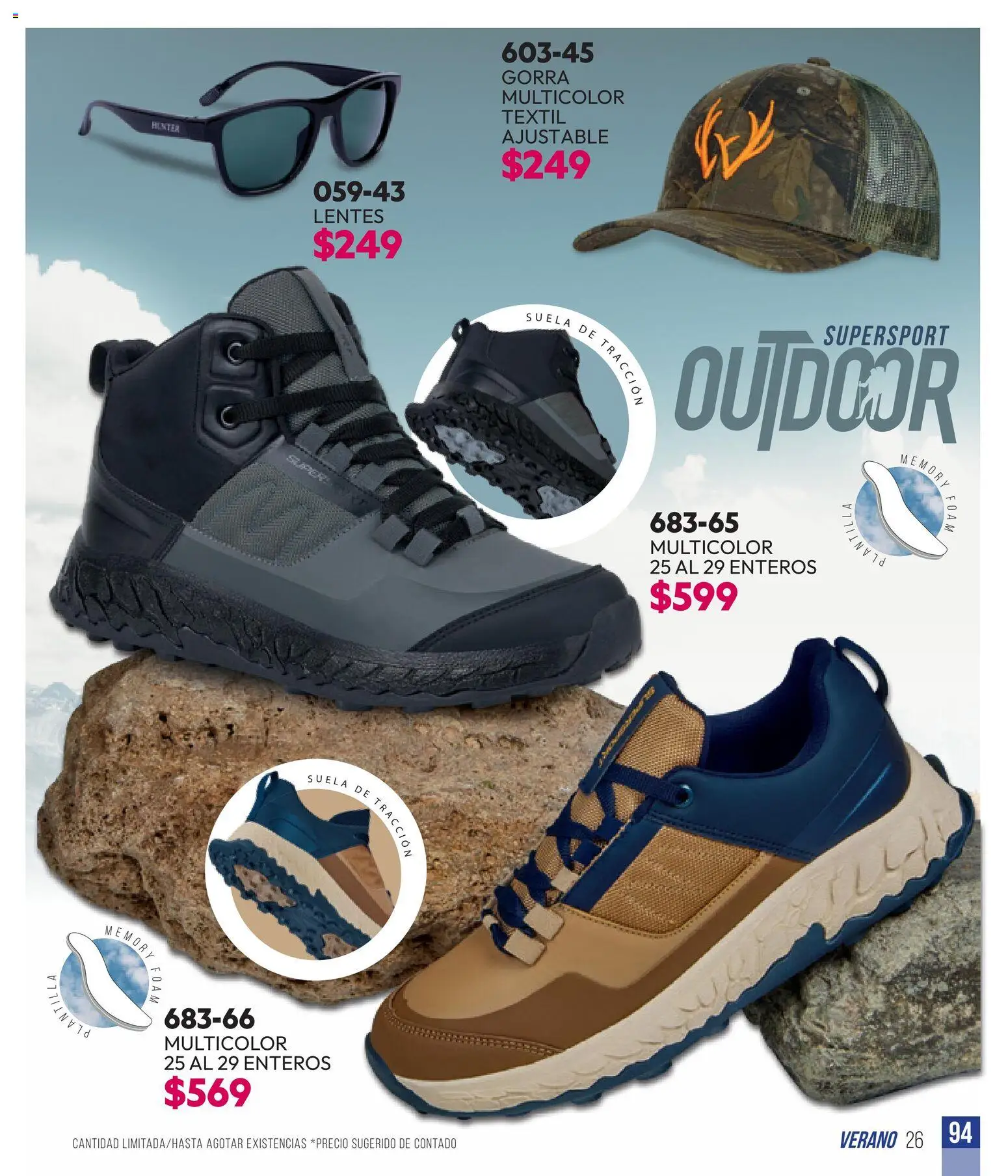Nuevas ofertas de Cklass válidas en toda la República Mexicana desde el 28.04.2026. ¡Encuentra las mejores ofertas en Cklass catálogo Sportweek! | Página: 209 | Productos: Gorra, Lentes