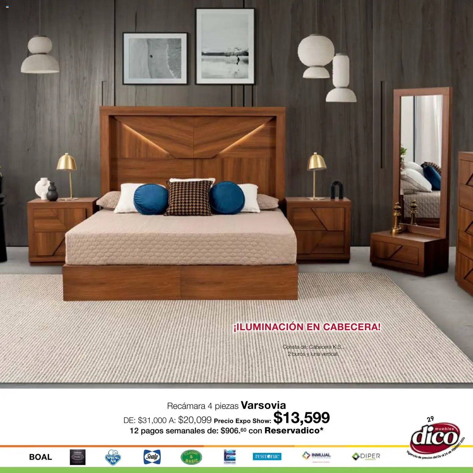 Nuevas ofertas de Muebles Dico válidas en toda la República Mexicana desde el 06.02.2026. ¡Encuentra las mejores ofertas en Muebles Dico catálogo Expo Show! | Página: 29