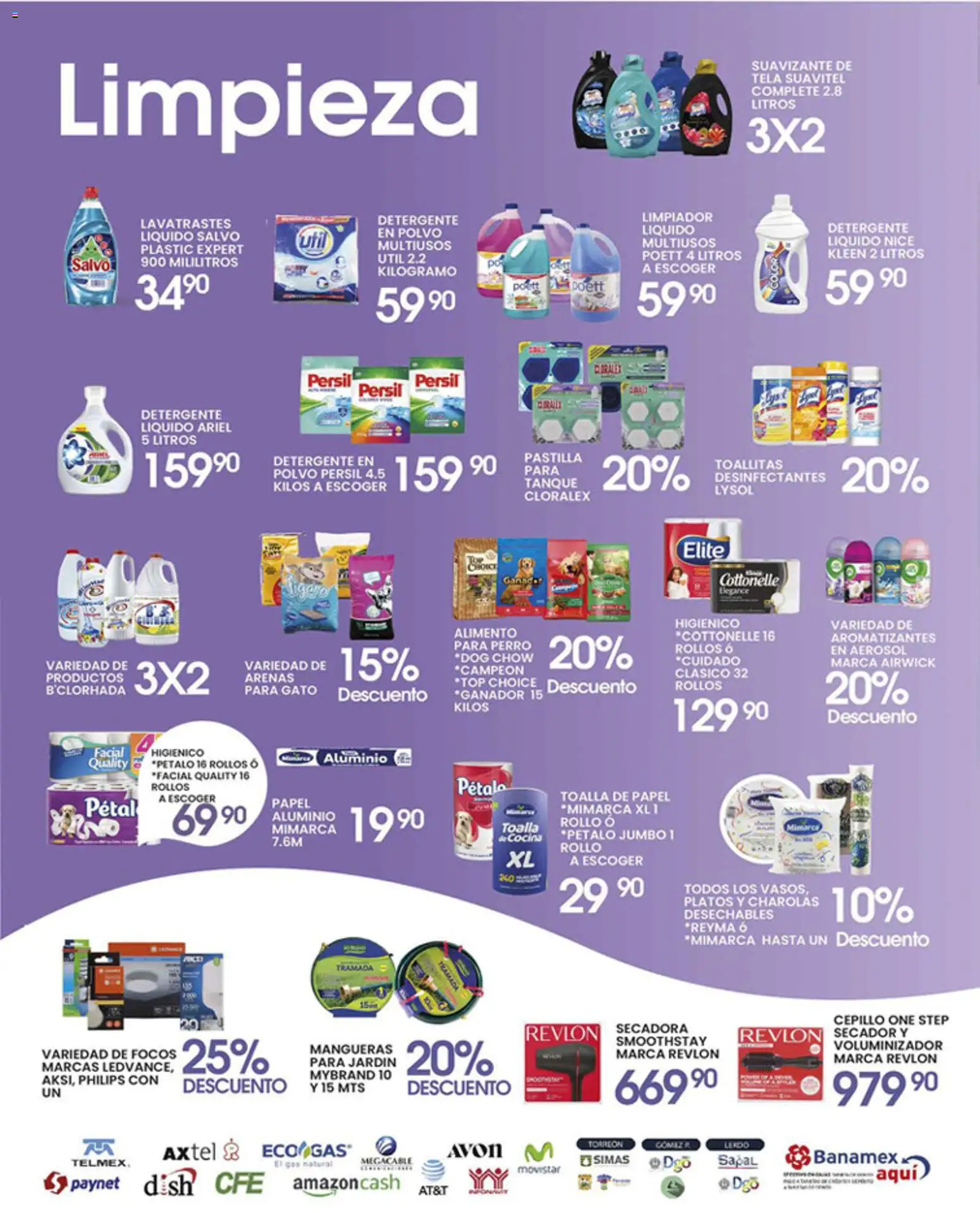 Nuevas ofertas de Alsuper válidas en toda la República Mexicana desde el 07.04.2026. ¡Encuentra las mejores ofertas en Alsuper folleto Laguna! | Página: 5 | Productos: Suavizante, Toalla, Bowl, Polvo