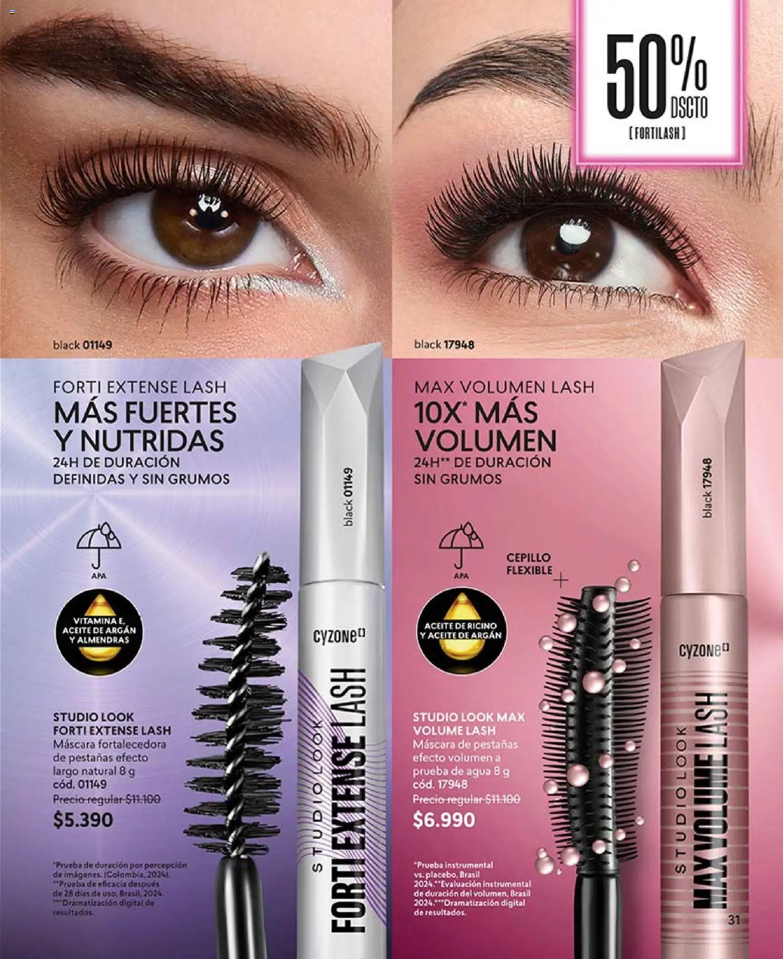 Catálogo CyZone Campaña 5 │ válido desde el 01.03.2026 | Página: 31 | Productos: Agua, Flexible, Máscara, Almendras