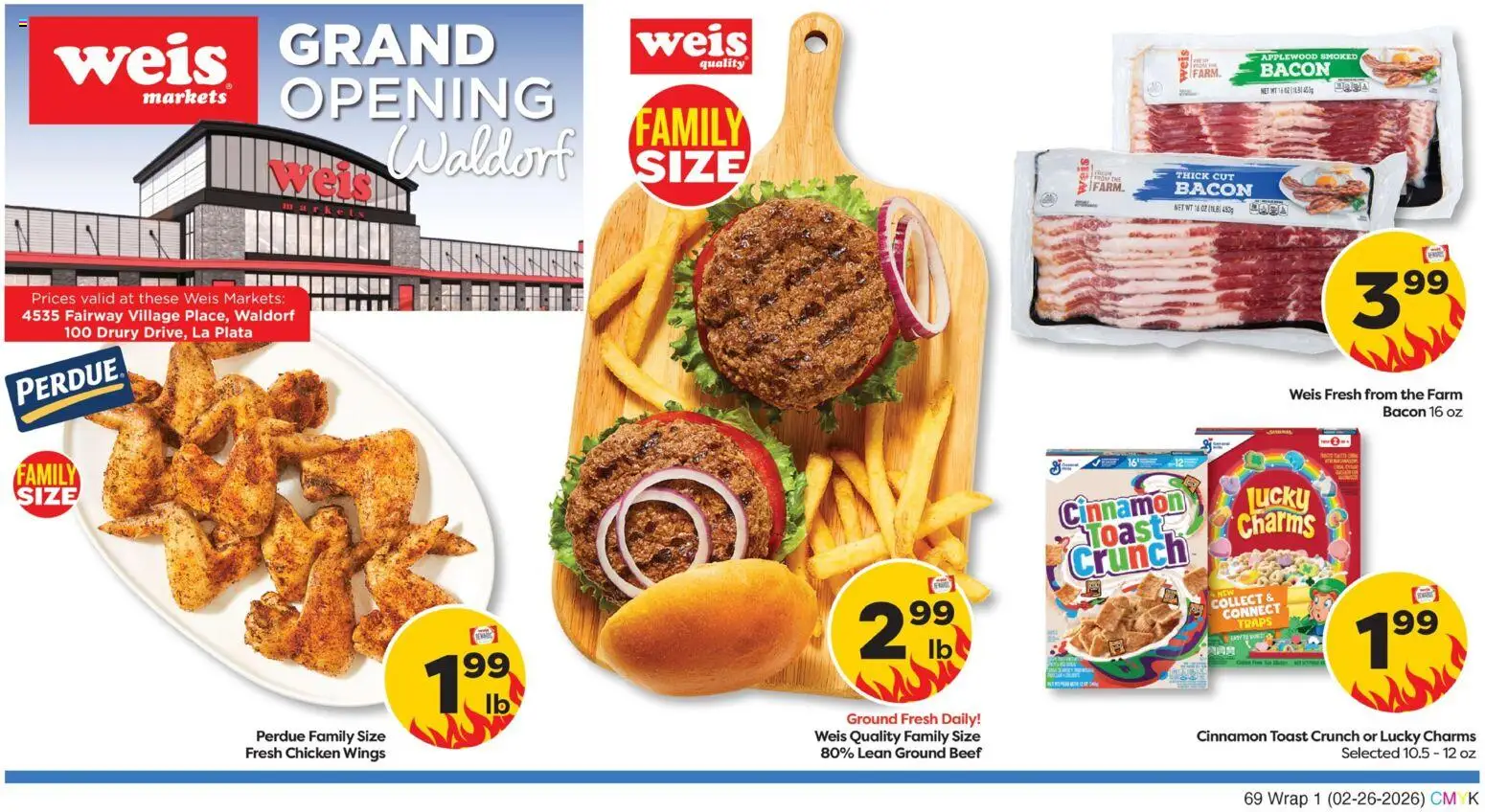 Weis Grand Opening Waldorf - valid from 26.02.2026 | Page: 1 | Products: Beef