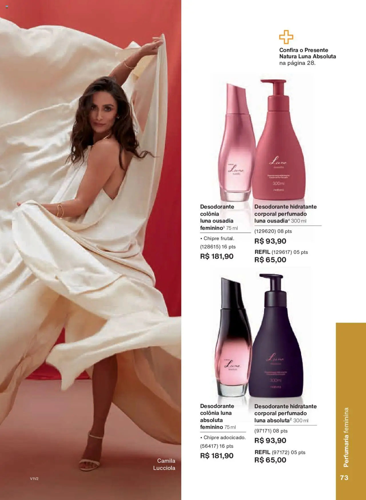 Natura Folheto - válido de 14.10.2025 | Página: 73 | Produtos: Desodorante