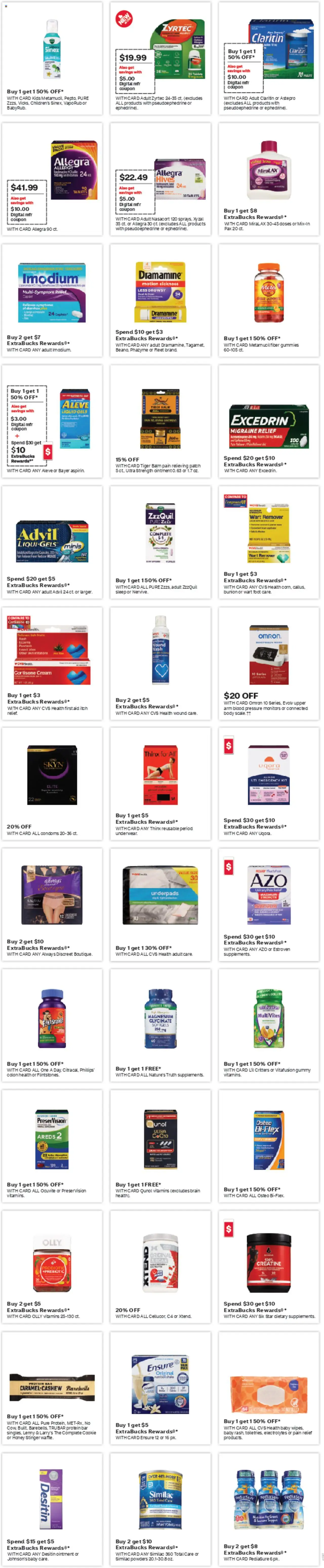 CVS Pharmacy Weekly Ad - CT - valid from 17.08.2025 | Page: 13 | Products: Magnesium, Creatine, Table, Cream