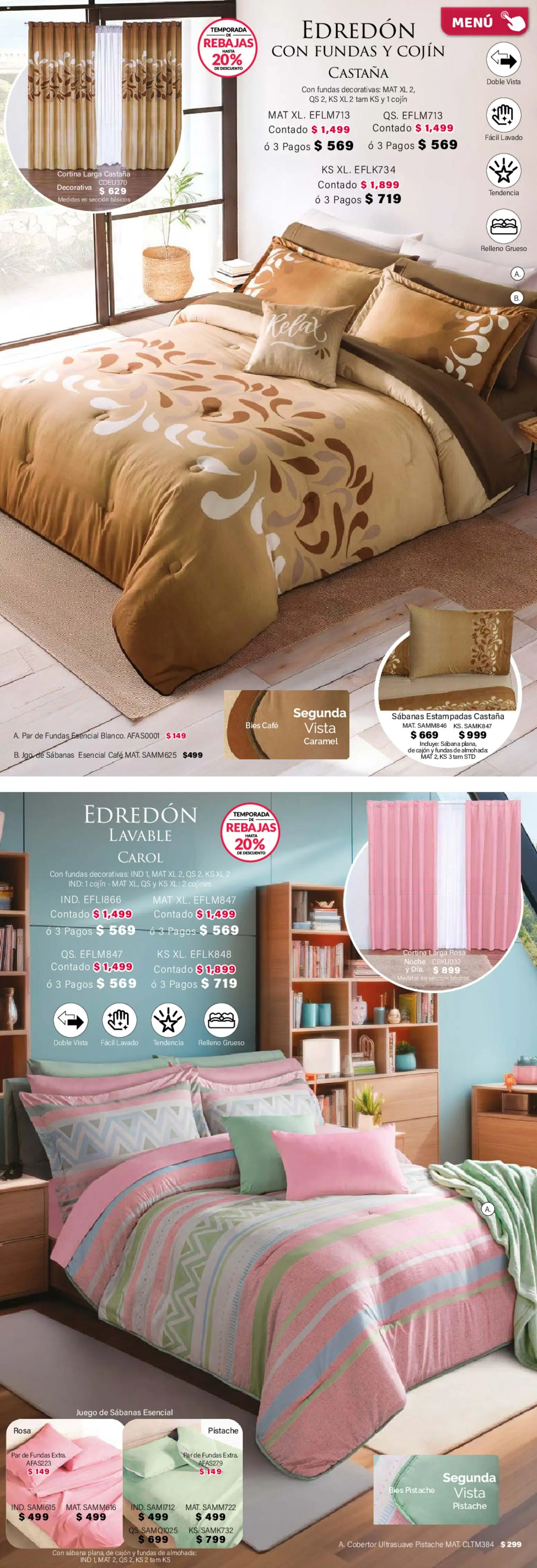 Nuevas ofertas de Colchas Concord válidas en toda la República Mexicana desde el 01.02.2026. ¡Encuentra las mejores ofertas en Colchas Concord catálogo! | Página: 43 | Productos: Café, Juego, Almohada, Sabanas