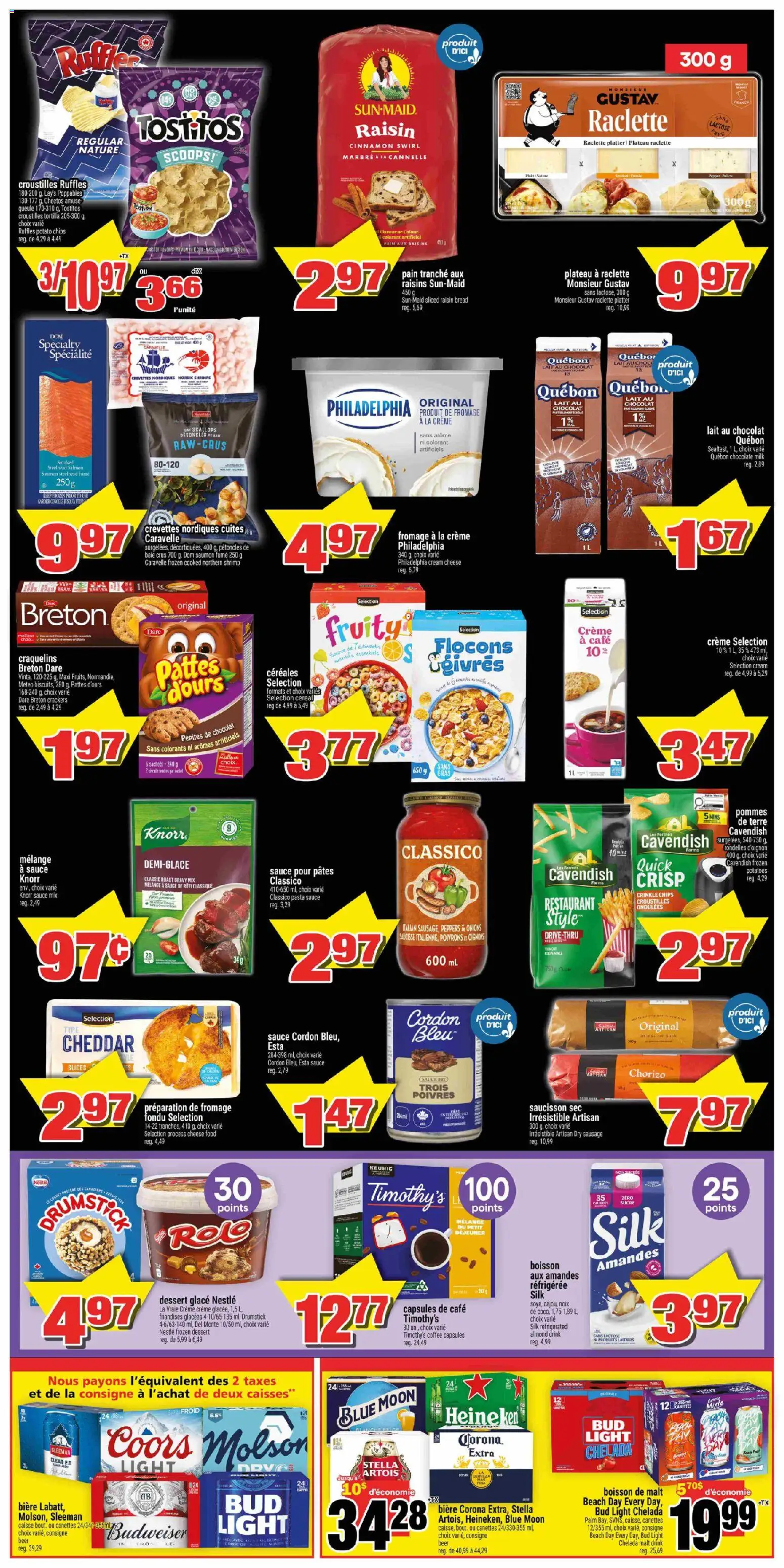 Super C flyer valid from 25.12.2025 | Page: 2 | Products: Chips, Cheese, Bread, Beer