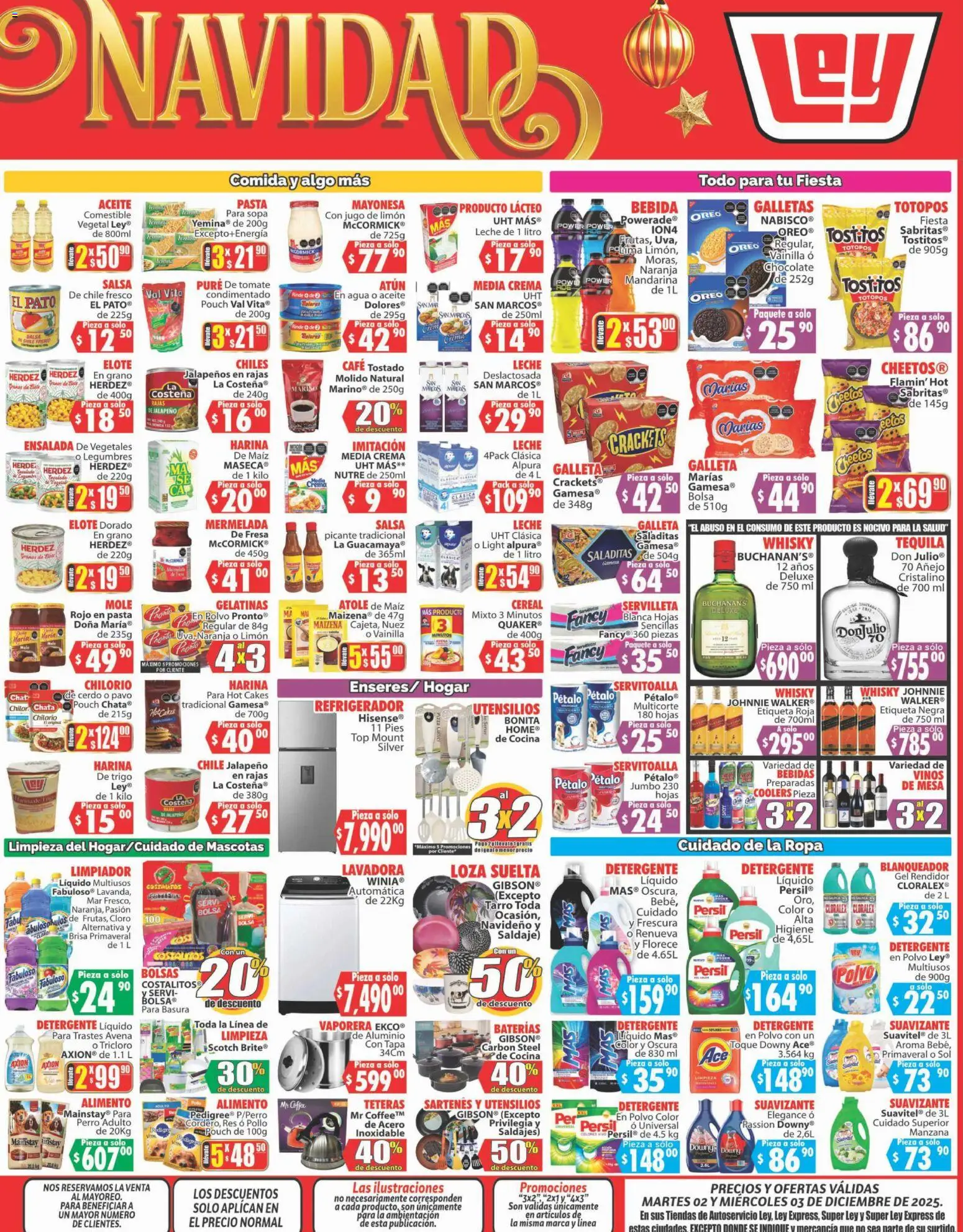 Nuevas ofertas de Casa Ley válidas en toda la República Mexicana desde el 02.12.2025. ¡Encuentra las mejores ofertas en Casa Ley folleto Autoservicio! | Página: 4 | Productos: Limón, Chocolate, Galletas, Cocina