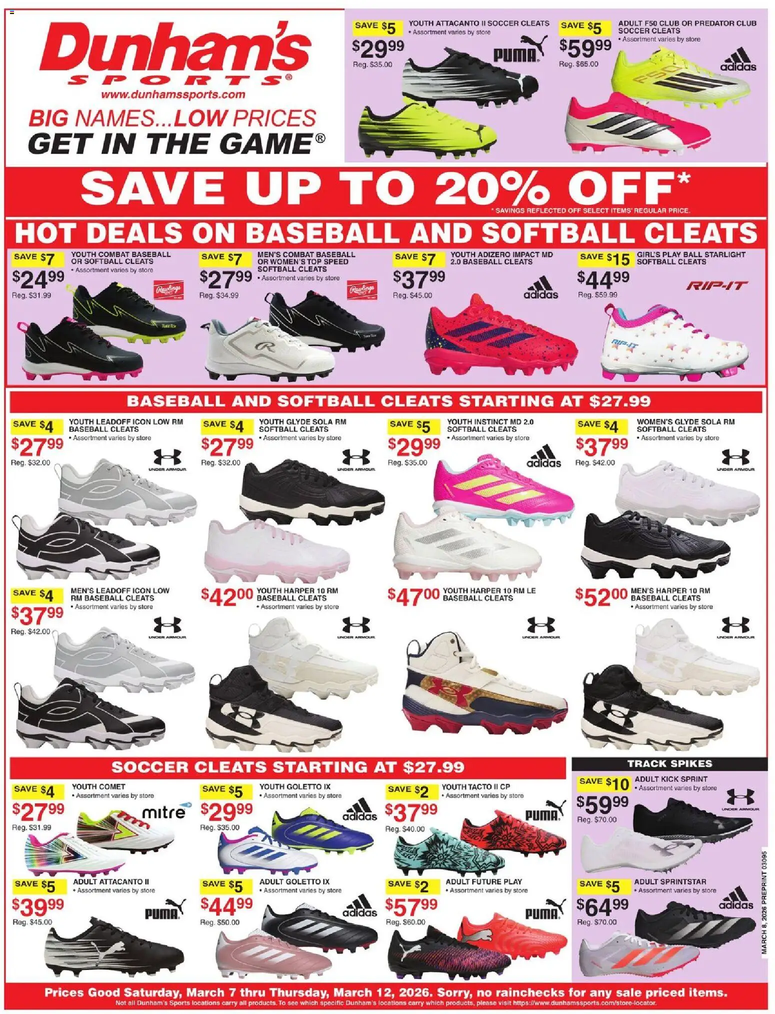 Dunham's Sports Weekly Ad - valid from 07.03.2026 | Page: 1