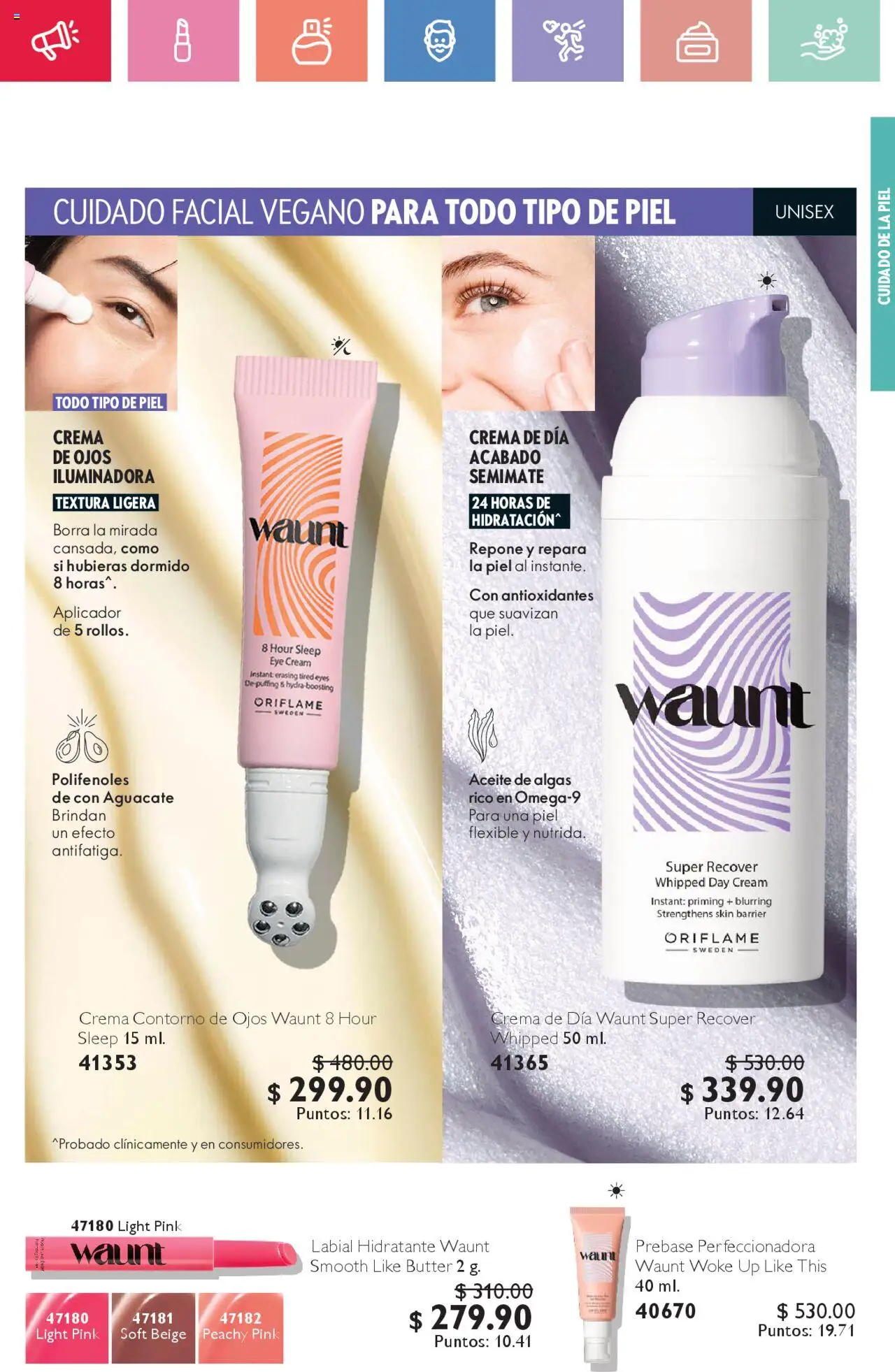 Nuevas ofertas de Oriflame válidas en toda la República Mexicana desde el 02.08.2025. ¡Encuentra las mejores ofertas en Oriflame - Campaña 11 2025! | Página: 55 | Productos: Contorno de ojos, Contorno, Aceite, Flexible