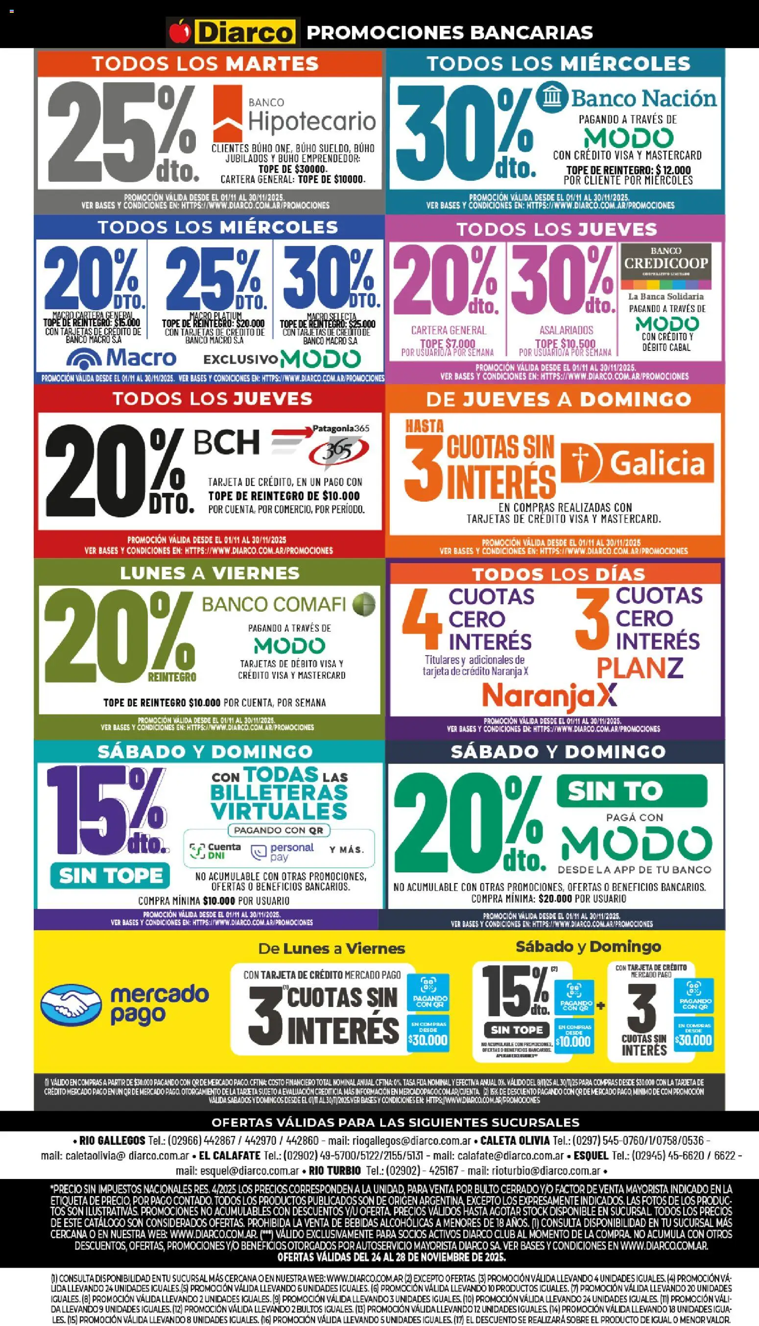 Diarco - Ofertas Hogar, Bazar Y Electro │ válido desde el 24.11.2025 | Página: 5 | Productos: Cartera, Banco, Sobre, General