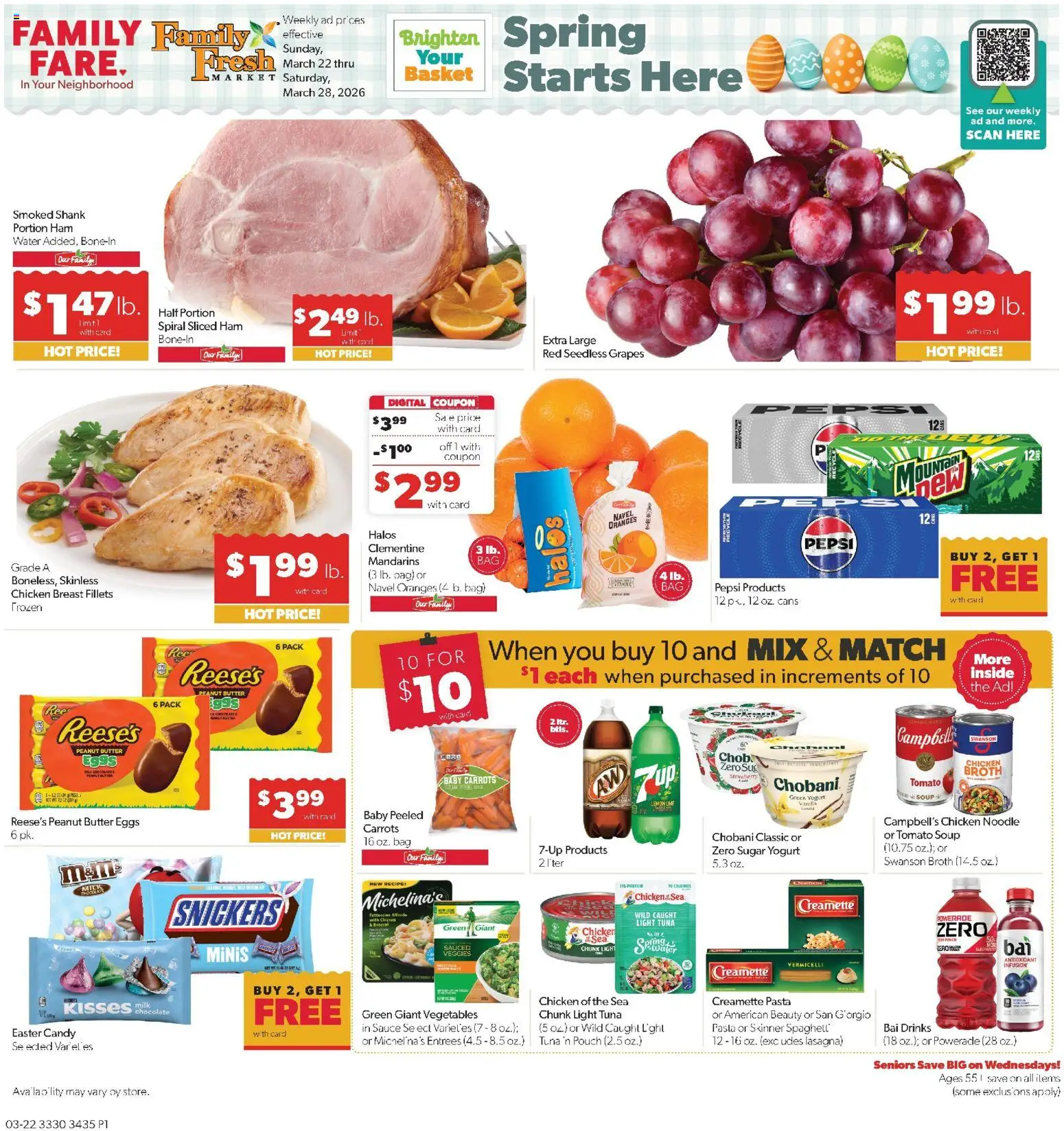 Family Fare Weekly Ad - MN - valid from 22.03.2026 | Page: 1