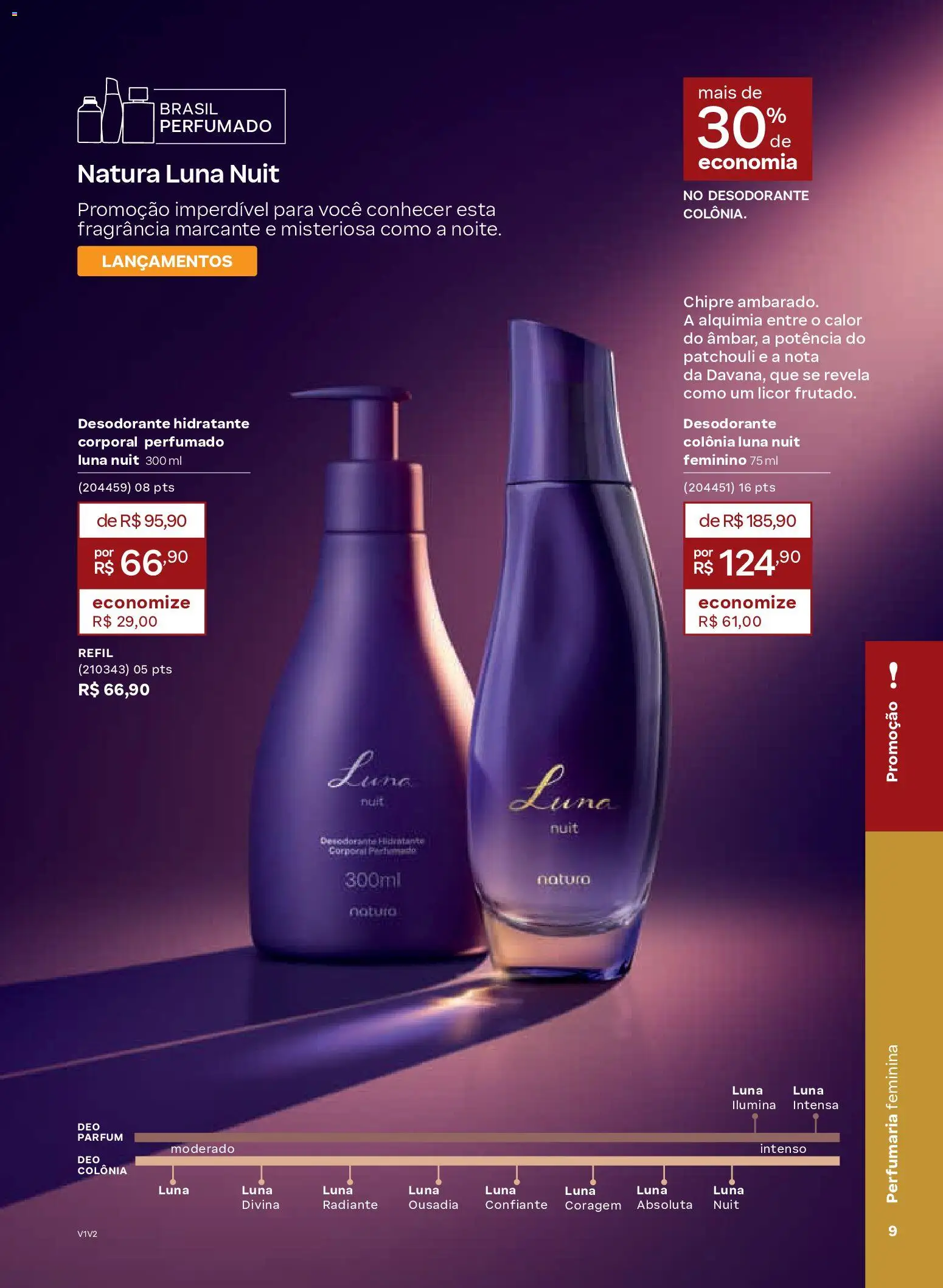 Natura Folheto - válido de 04.02.2026 | Página: 9 | Produtos: Fragrância, Desodorante, Licor