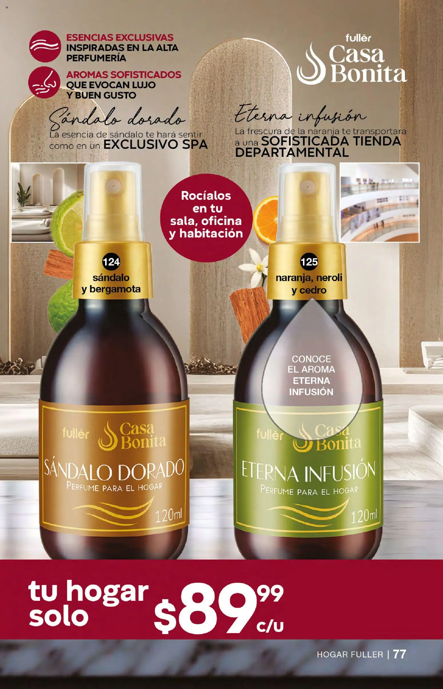 Nuevas ofertas de Fuller válidas en toda la República Mexicana desde el 04.03.2026. ¡Encuentra las mejores ofertas en Fuller campaña 24 2026! | Página: 77 | Productos: Esencias, Té, Perfume