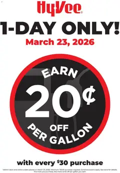 Preview of HyVee weekly ads valid from 23.03.2026