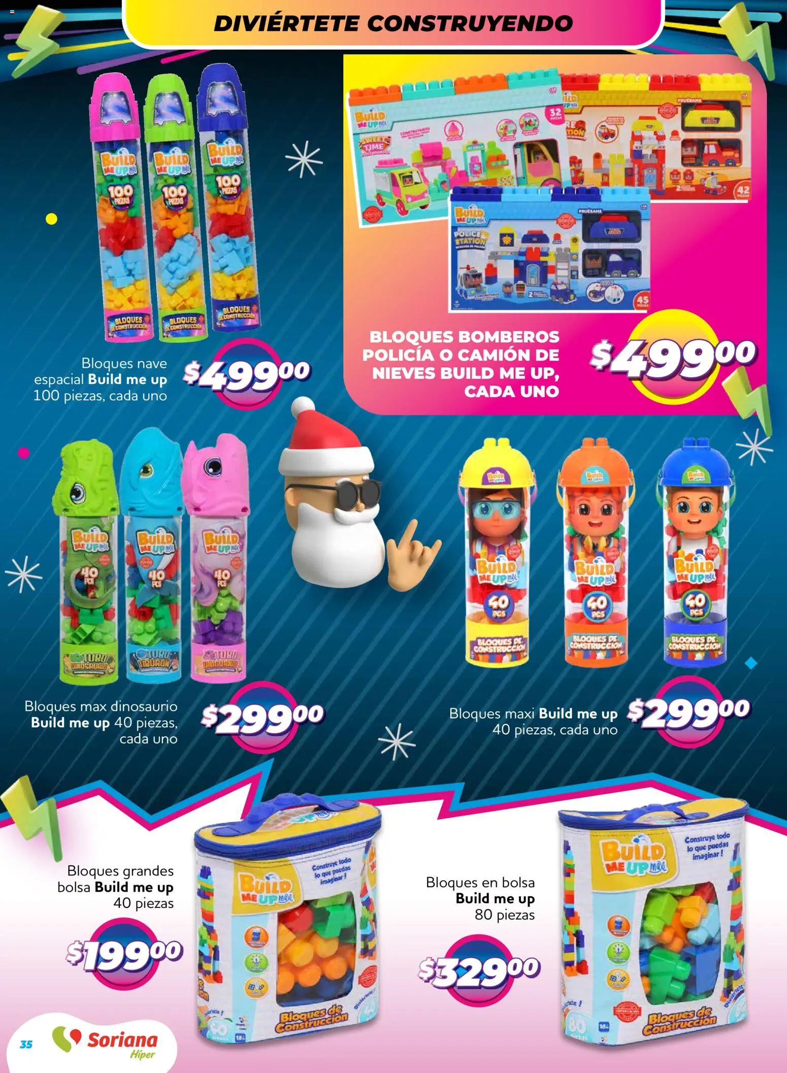 Nuevas ofertas de Soriana válidas en toda la República Mexicana desde el 27.11.2025. ¡Encuentra las mejores ofertas en Soriana - Reino de los Juguetes Híper Nacional! | Página: 34 | Productos: Bolsa
