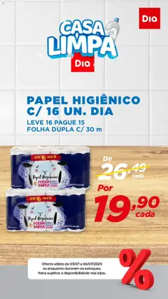 Dia Folheto - válido de 03.07.2025 | Página: 9 | Produtos: Papel higiênico