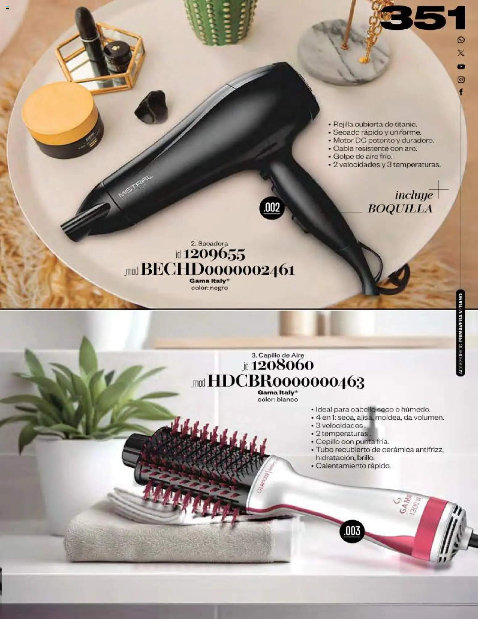 Nuevas ofertas de Price Shoes válidas en toda la República Mexicana desde el 18.04.2026. ¡Encuentra las mejores ofertas en Price Shoes catálogo Accesorios! | Página: 351 | Productos: Secadora, Cepillo, Cable, Rejilla