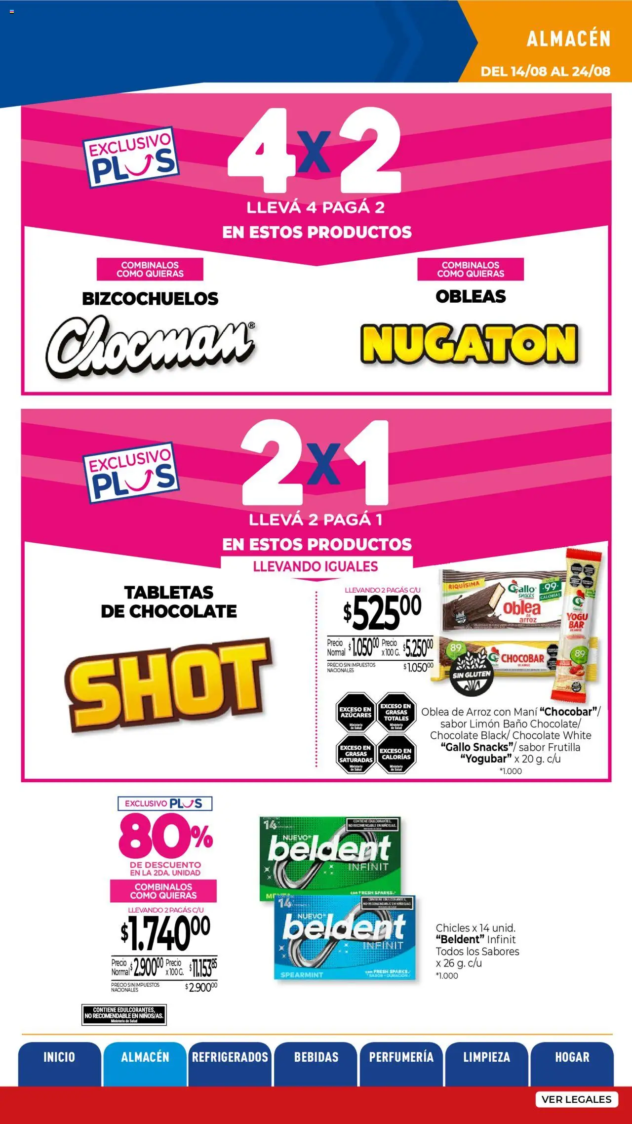 La Anonima - Insuperables - z5 │ válido desde el 14.08.2025 | Página: 5 | Productos: Chicles, Baño, Mani, Arroz
